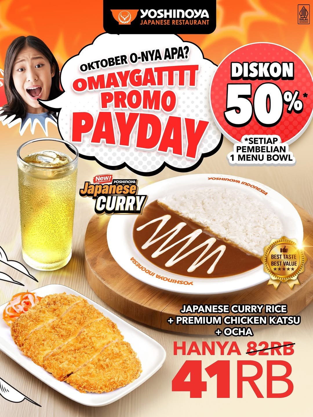 Promo Yoshinoya Payday Oktober 2025 Diskon s/d 50% - Image 2