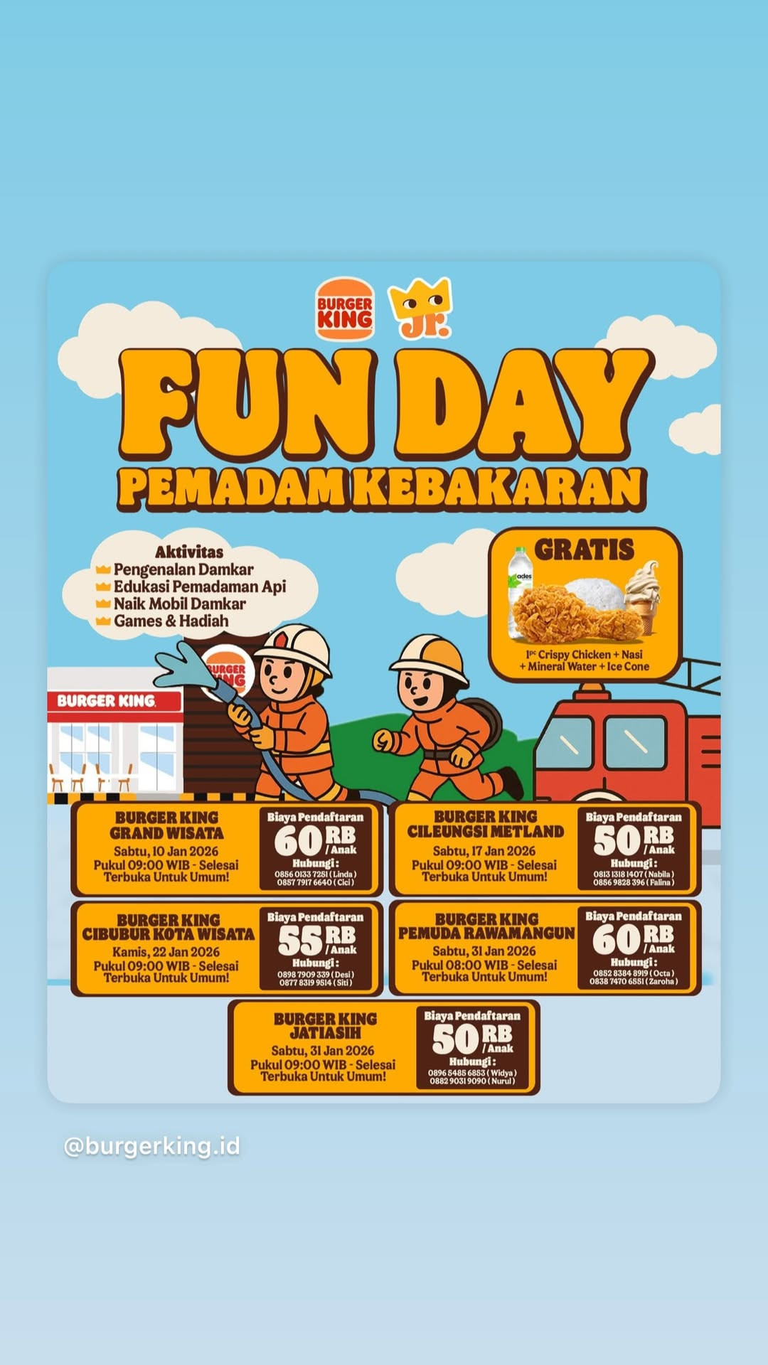 Burger King Jr. Fun Day Pemadam Kebakaran - Image 2