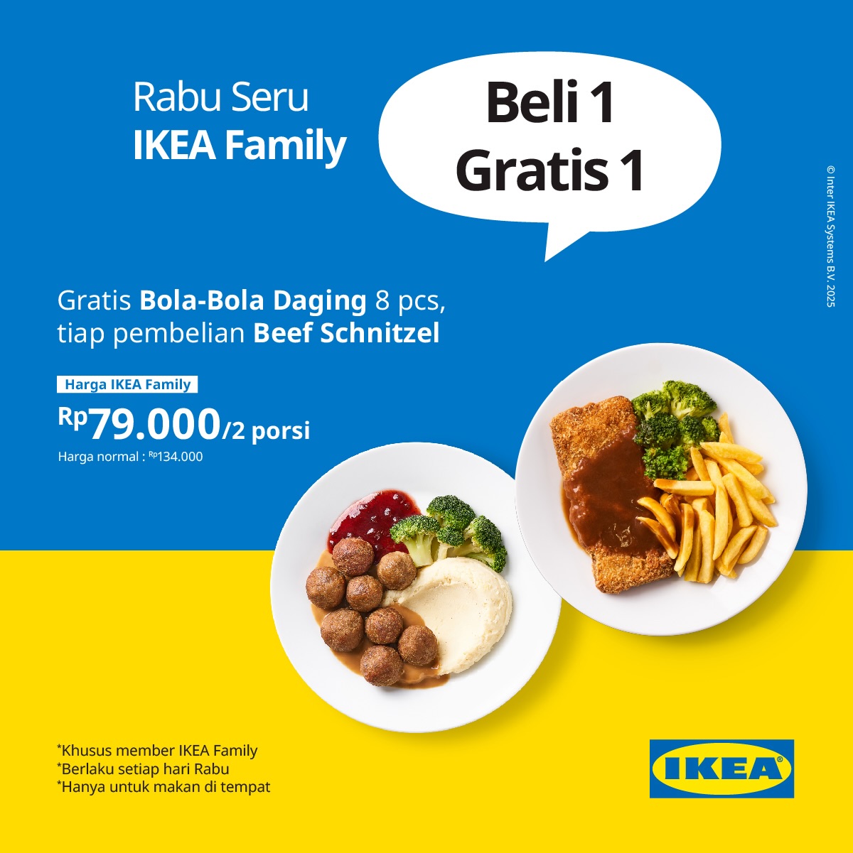 IKEA: B1G1 Rabu & Makan Weekend Mulai 39rb - Image 1