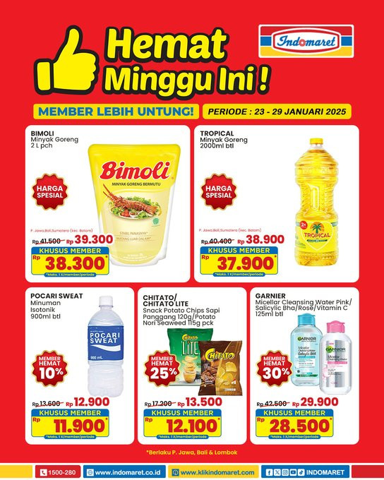Promo Indomaret Hemat Minggu Ini Periode 23 - 29 Januari 2025 - Image 1