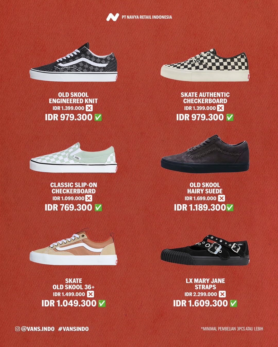 Bundling Promo Vans: Diskon 20-30% untuk 2-3 Item - Image 3