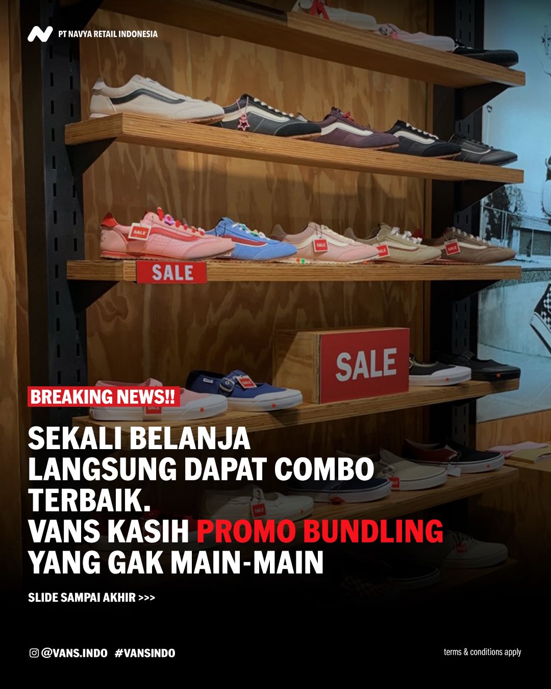 Bundling Promo Vans: Diskon 20-30% untuk 2-3 Item - Image 1