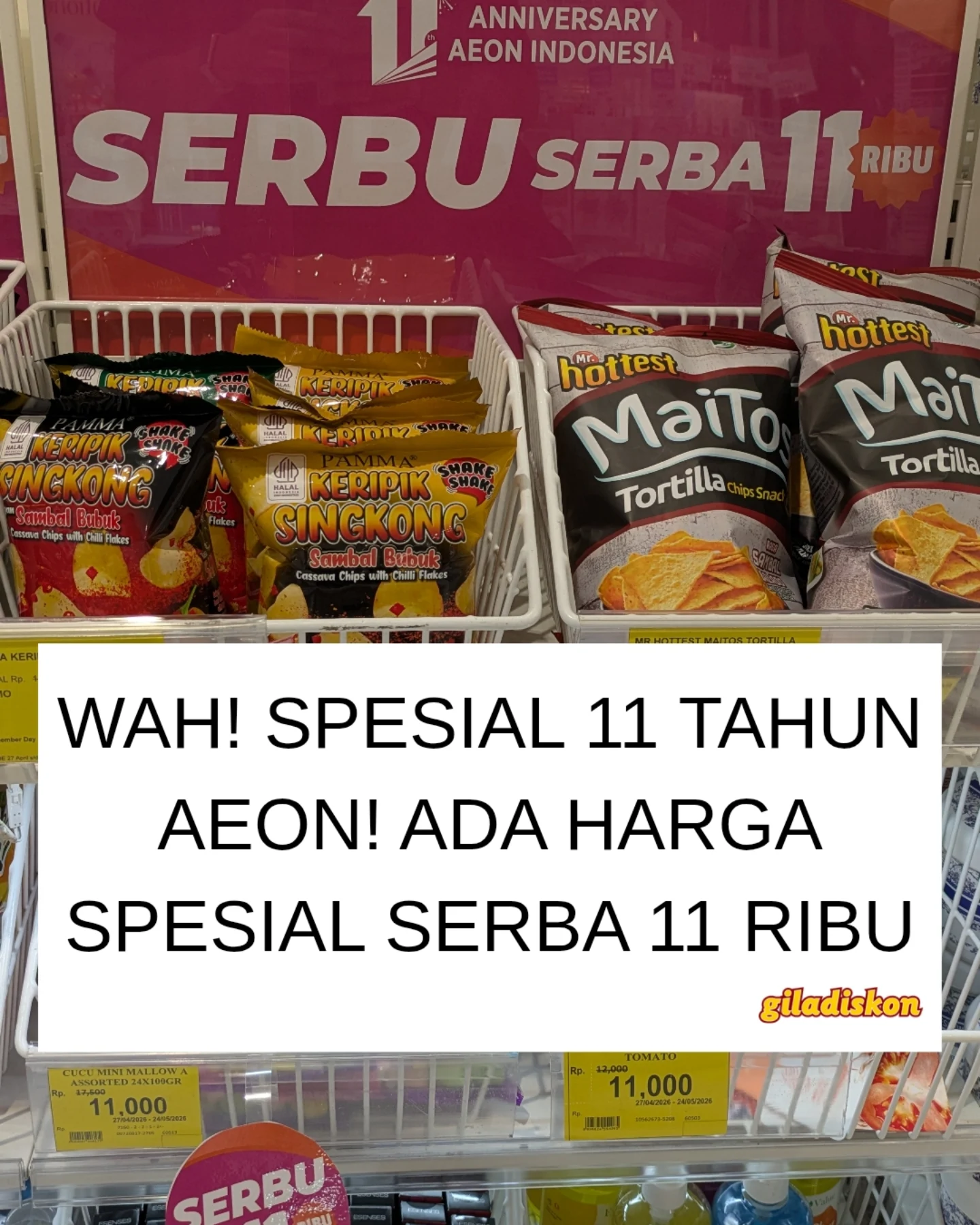 AEON 11th Anniversary: Mulai dari Rp5.000