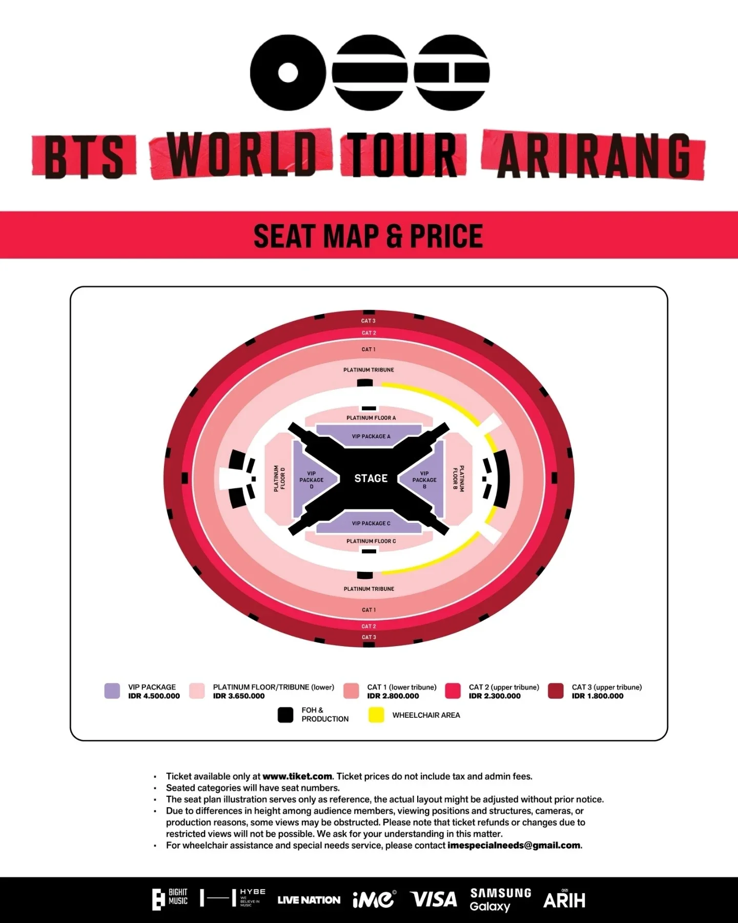 Tiket BTS Arirang Jakarta: Rp1,8-4,5 Juta, Sale 9 & 11 Juni - Image 4