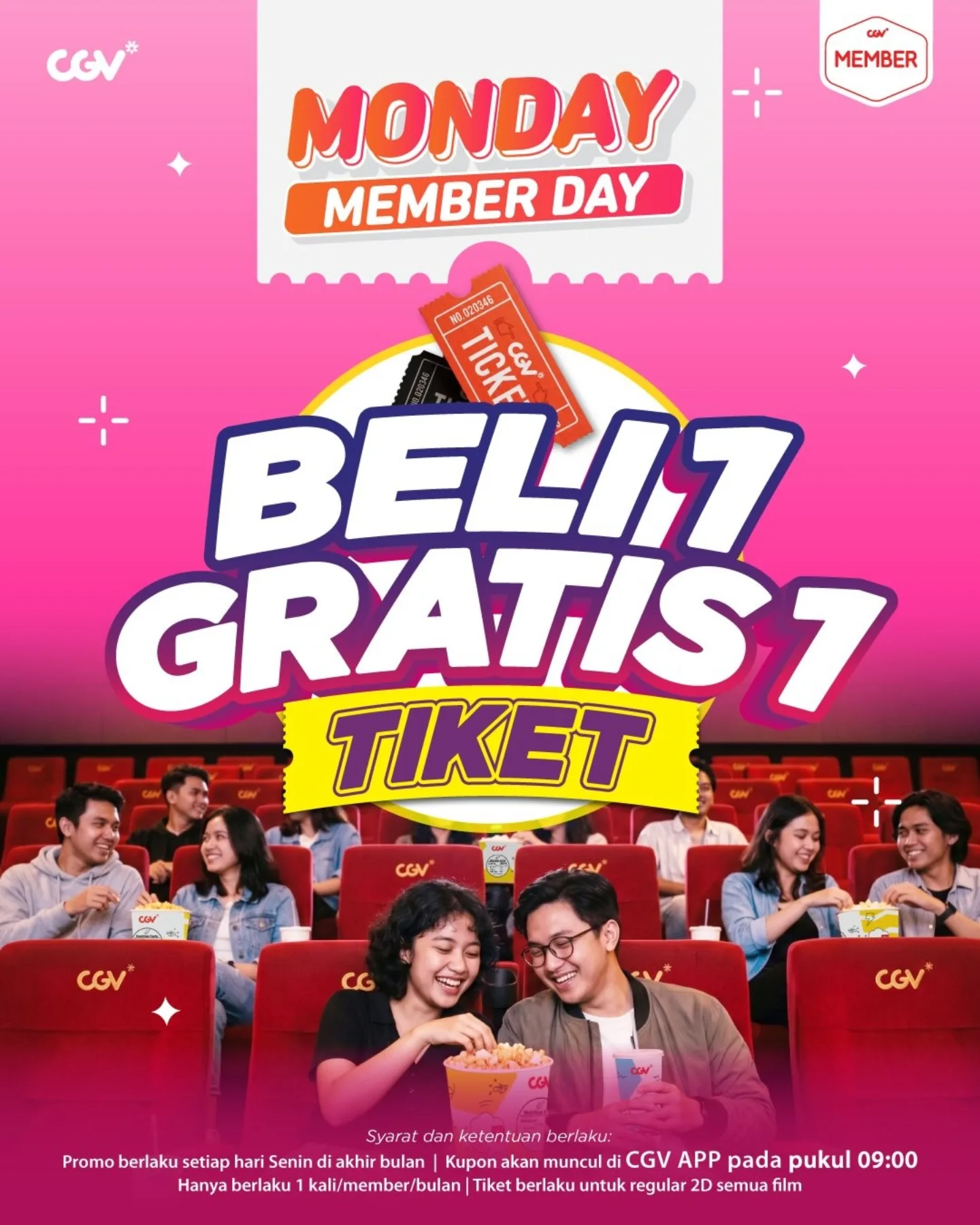 Beli 1 Gratis 1 Tiket CGV, Senin 25 Mei 2026 - Image 2