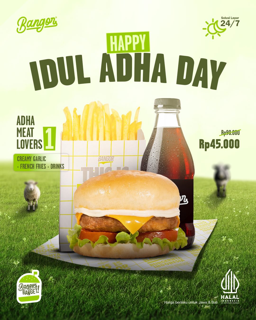 Promo Akhir Bulan Burger Bangor: Spesial Idul Adha & Hari Burger - Image 4