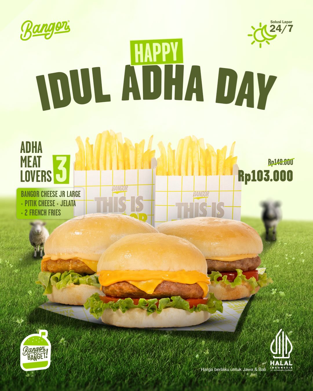 Promo Akhir Bulan Burger Bangor: Spesial Idul Adha & Hari Burger - Image 6