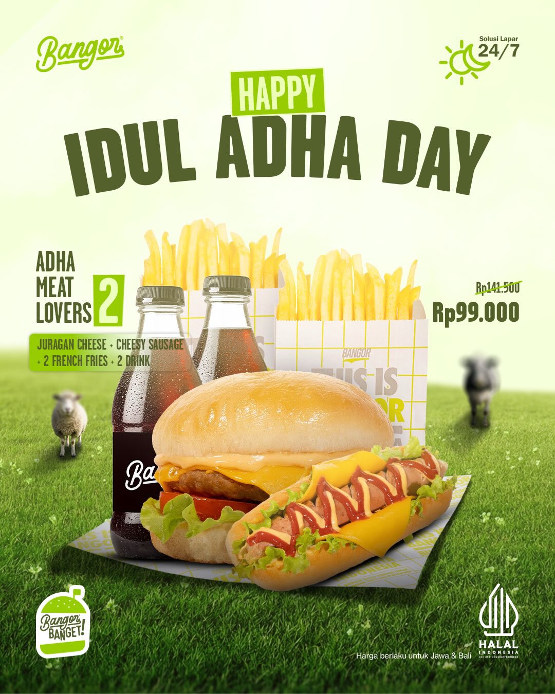 Promo Akhir Bulan Burger Bangor: Spesial Idul Adha & Hari Burger - Image 5
