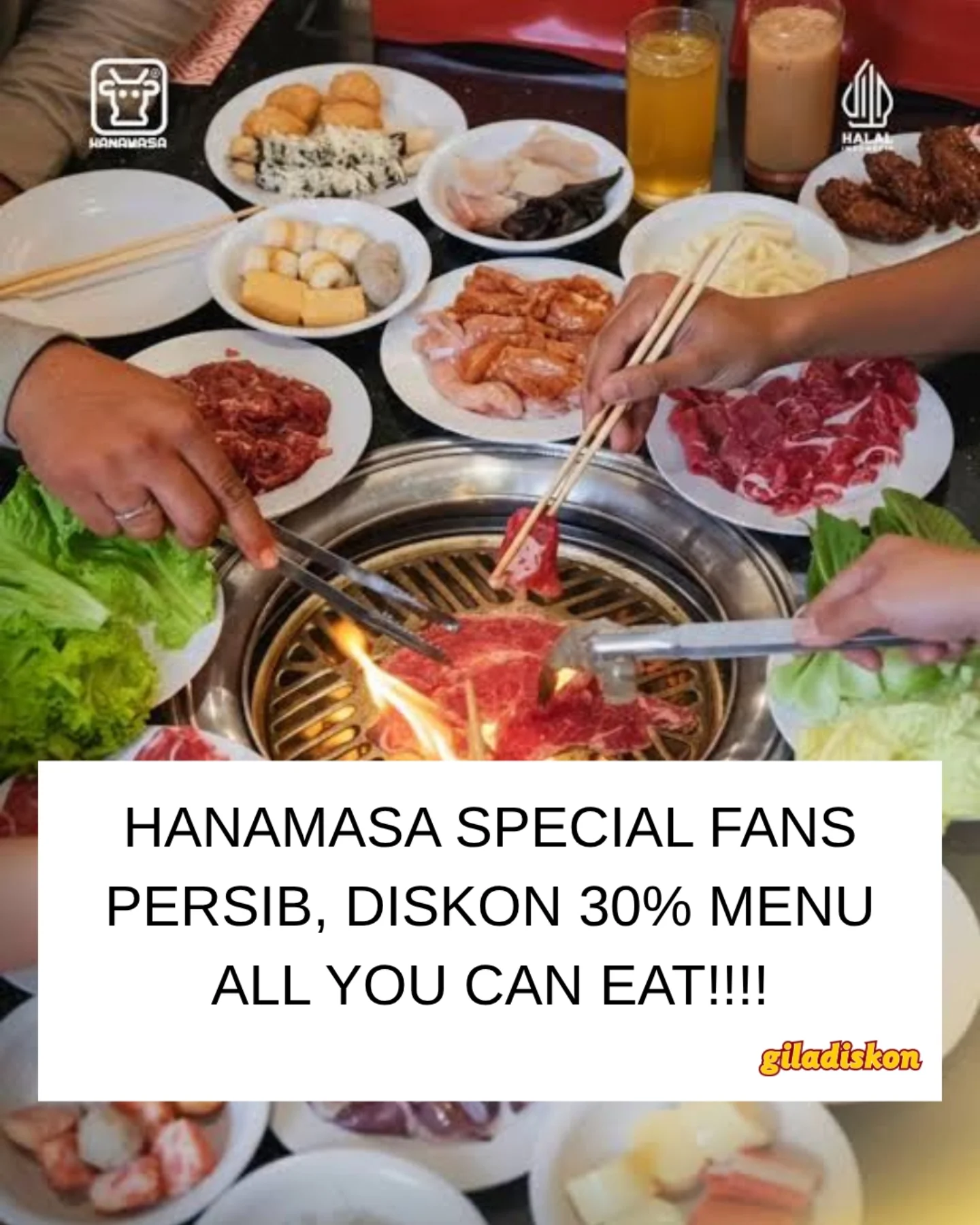 Spesial Fans Persib: Rp178k/orang di Hanamasa Dago - Image 1