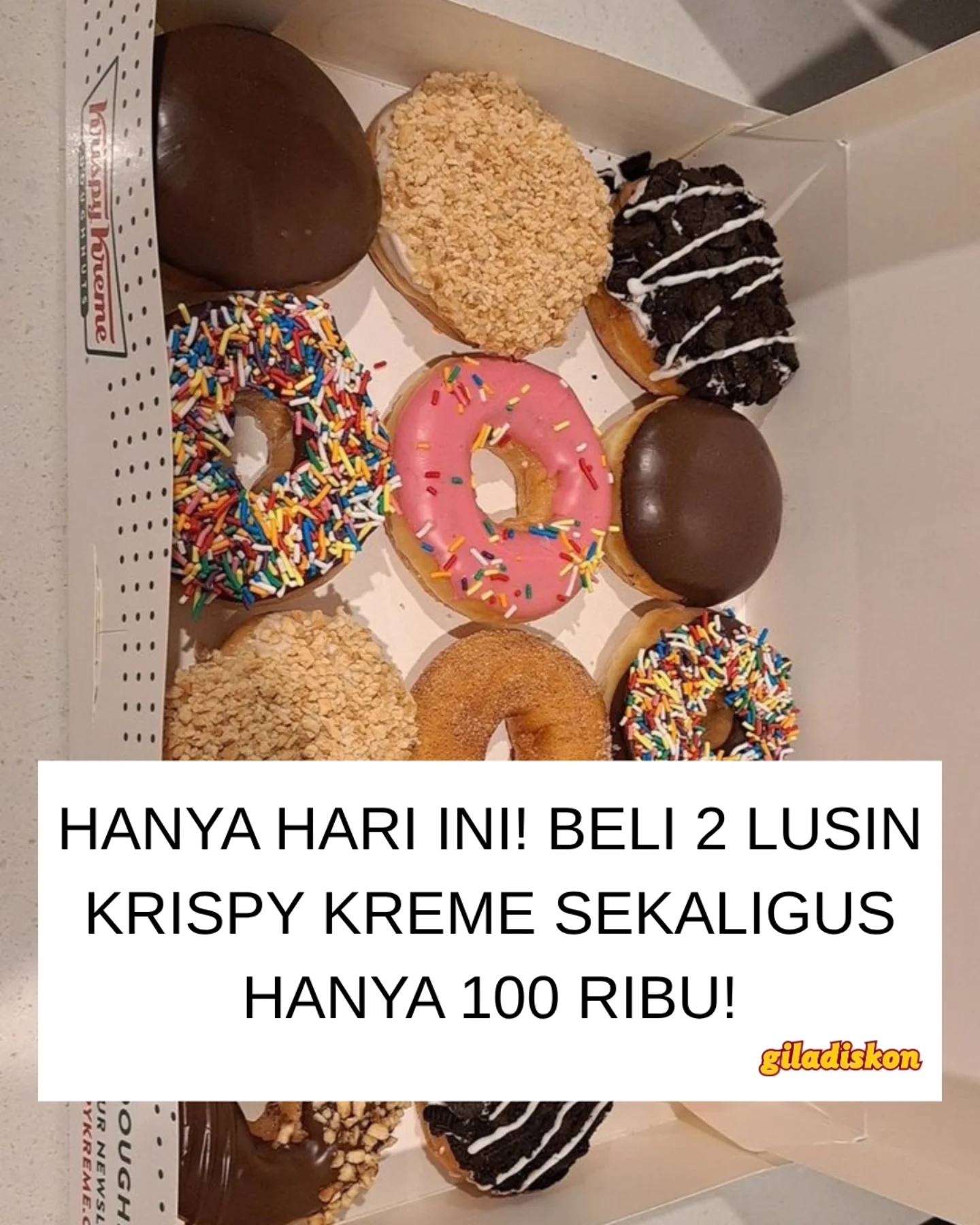 2 Lusin Donat Hanya 100K Hari Ini! - Image 1