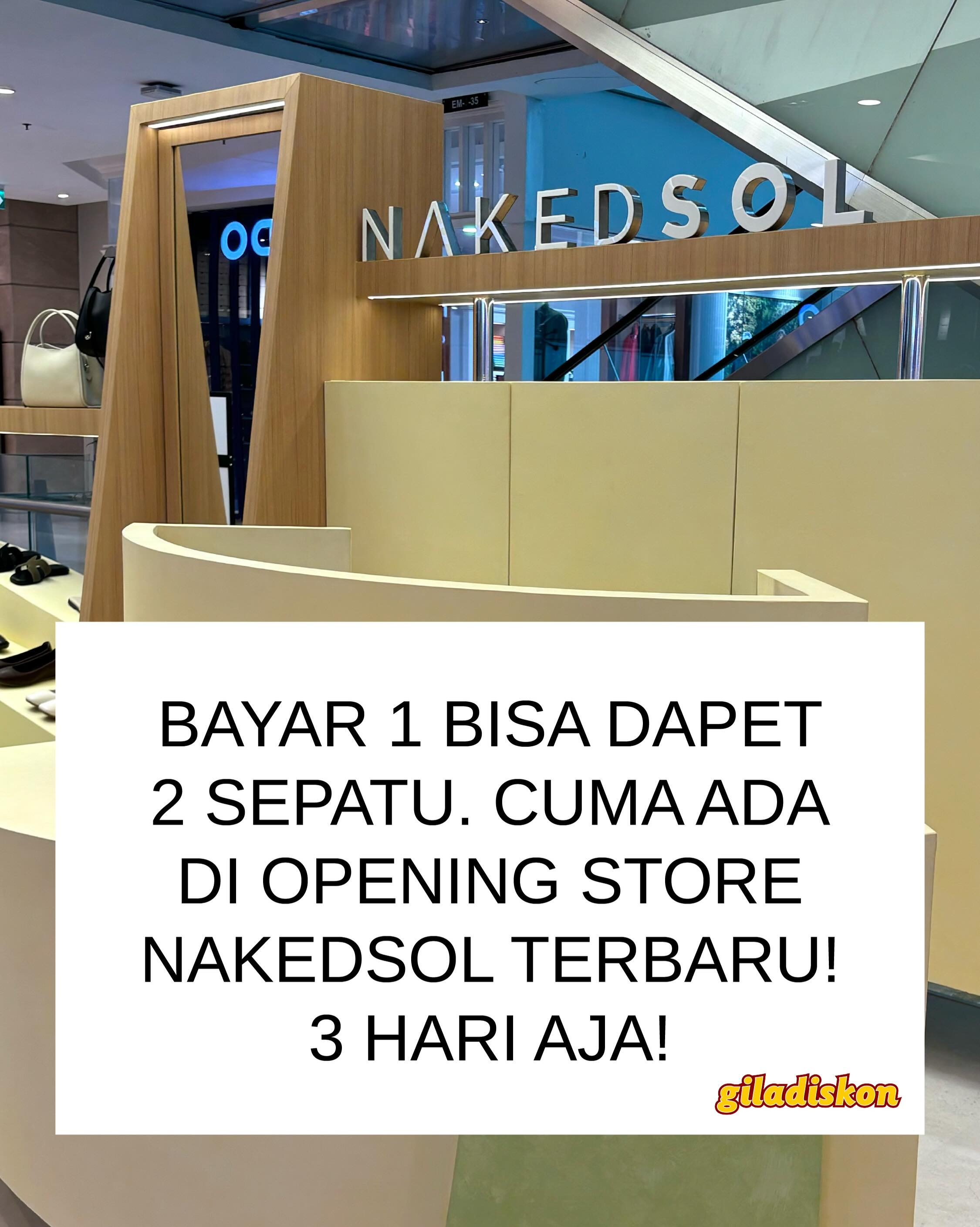 Promo Buy 1 Get 1 Free Nakedsol - 29-31 Mei - Image 1