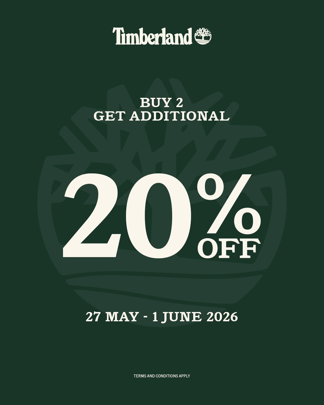 Timberland: Beli 2 Dapat Ekstra 20% Off - Image 5