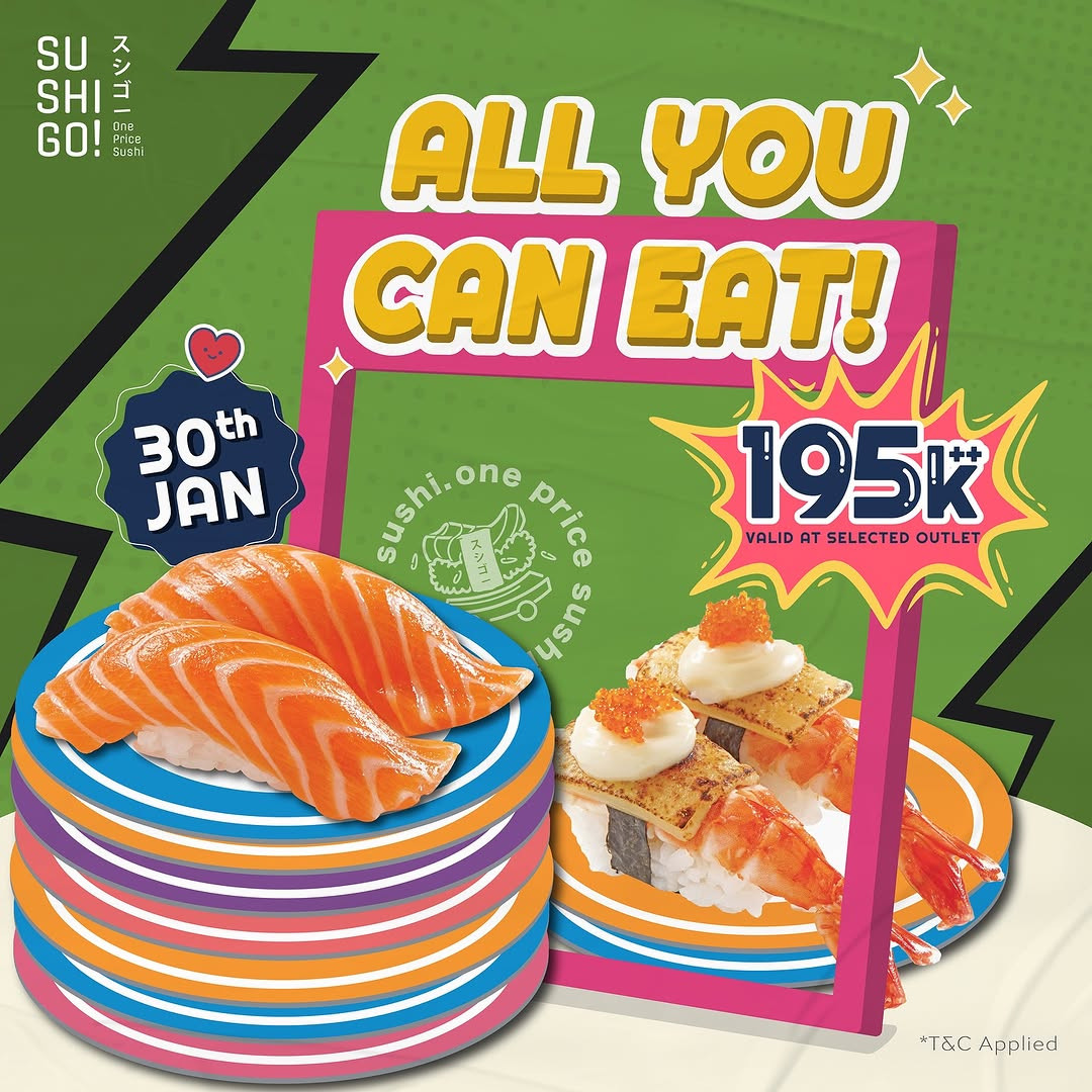 Promo Sushi Go All You Can Eat Rp 195.000 - Image 1