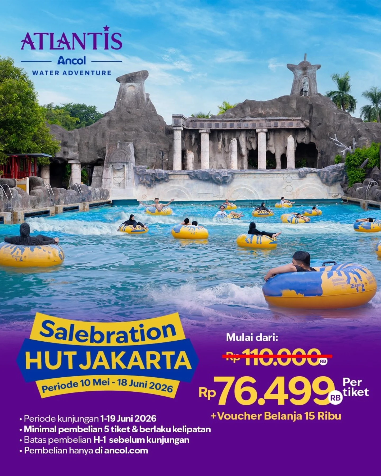 Promo HUT Jakarta: Tiket Ancol Mulai Rp46.499 - Image 3