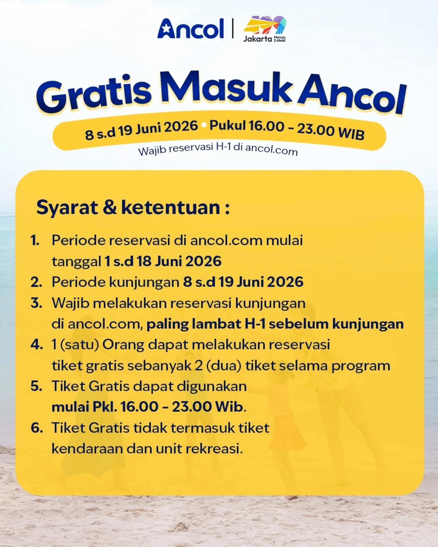Gratis Masuk Ancol 8-19 Juni 2026 (16.00-23.00 WIB) - Image 3
