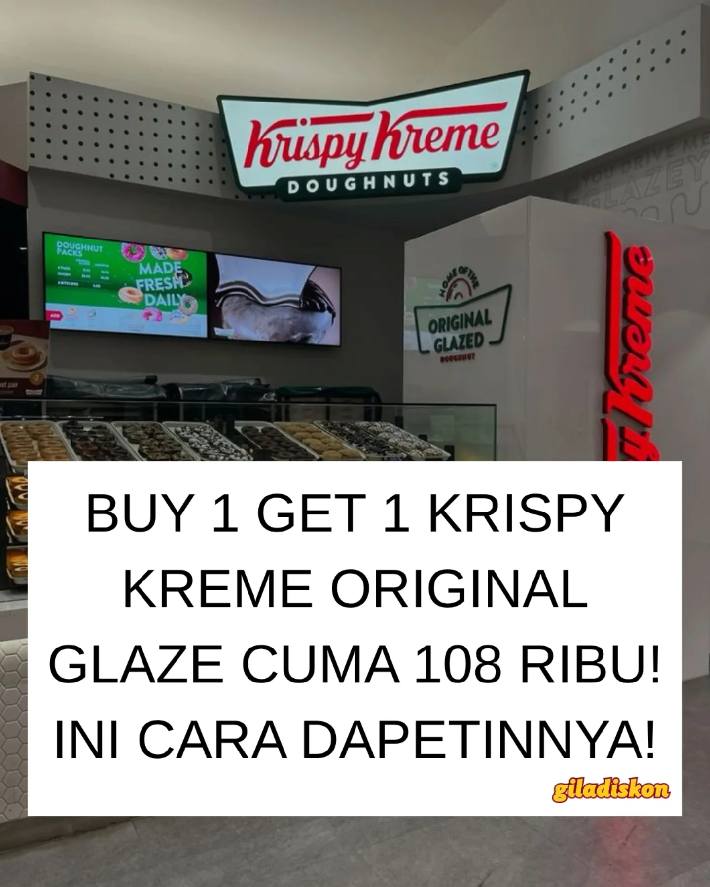 Beli 1 Lusin Dapat 1 Lusin Original Glazed - Krispy Kreme