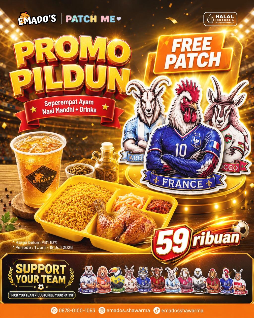 Paket Ayam Panggang 59 Ribu + Gratis Patch - Image 2