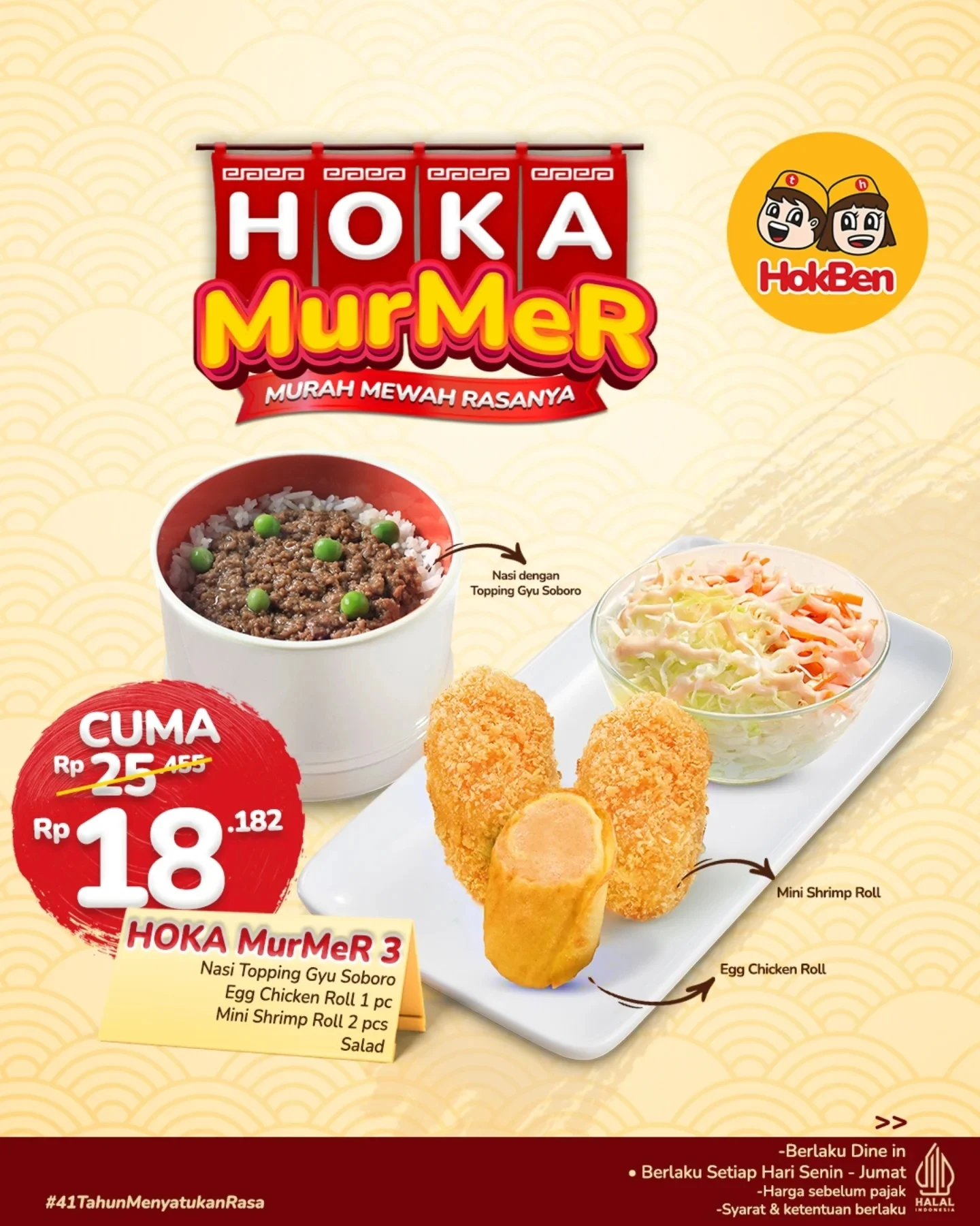 HOKA MurMeR: Nasi Gyu Soboro + Lauk Pilihan Rp18.182 - Image 4