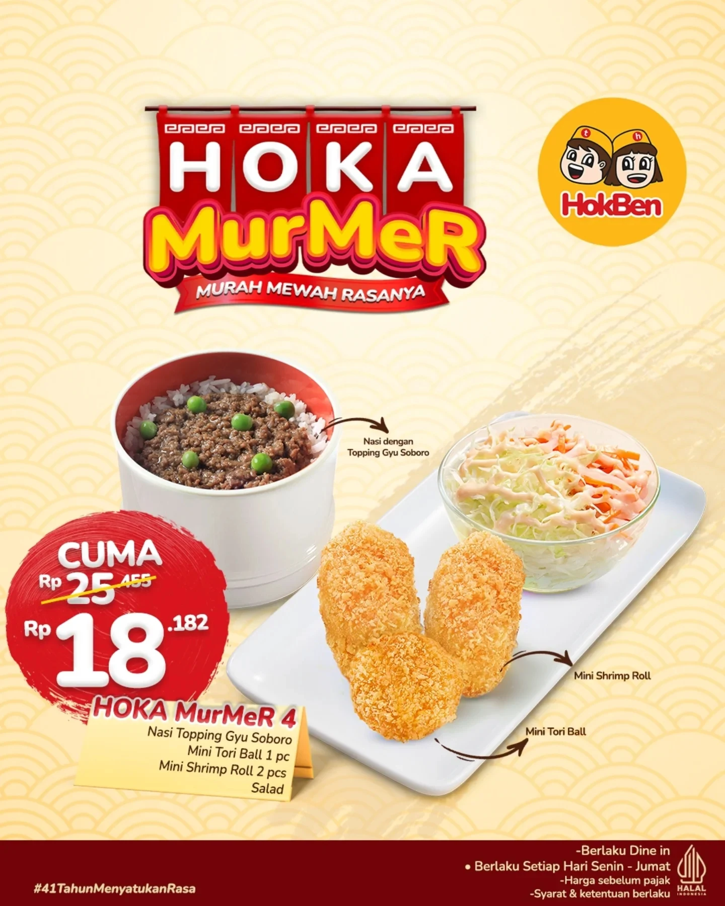 HOKA MurMeR: Nasi Gyu Soboro + Lauk Pilihan Rp18.182 - Image 5