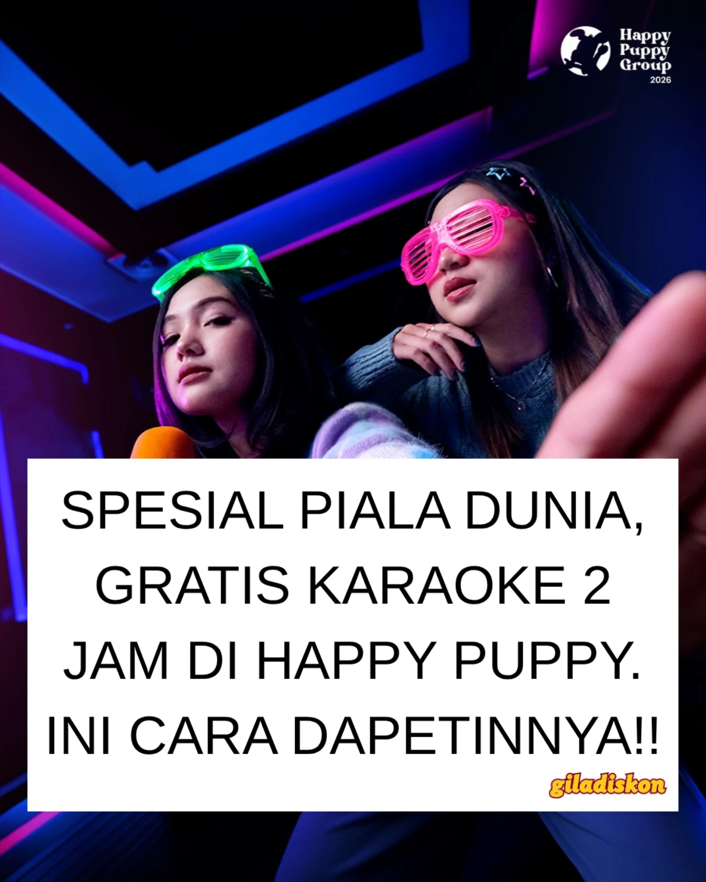 Karaoke Gratis 2 Jam di Happy Puppy