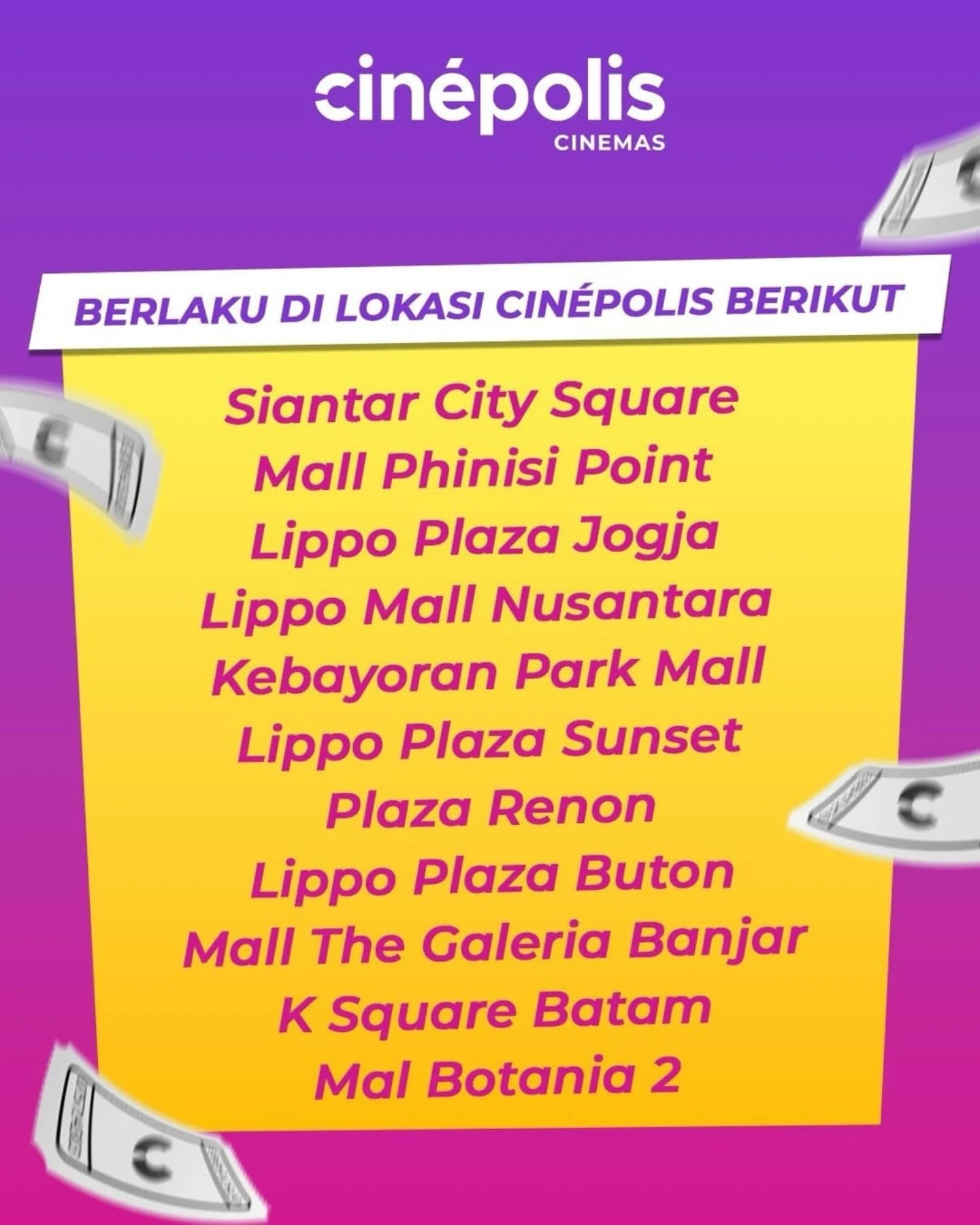 Tiket Rp25 Ribu Setiap Selasa di Cinépolis - Image 3