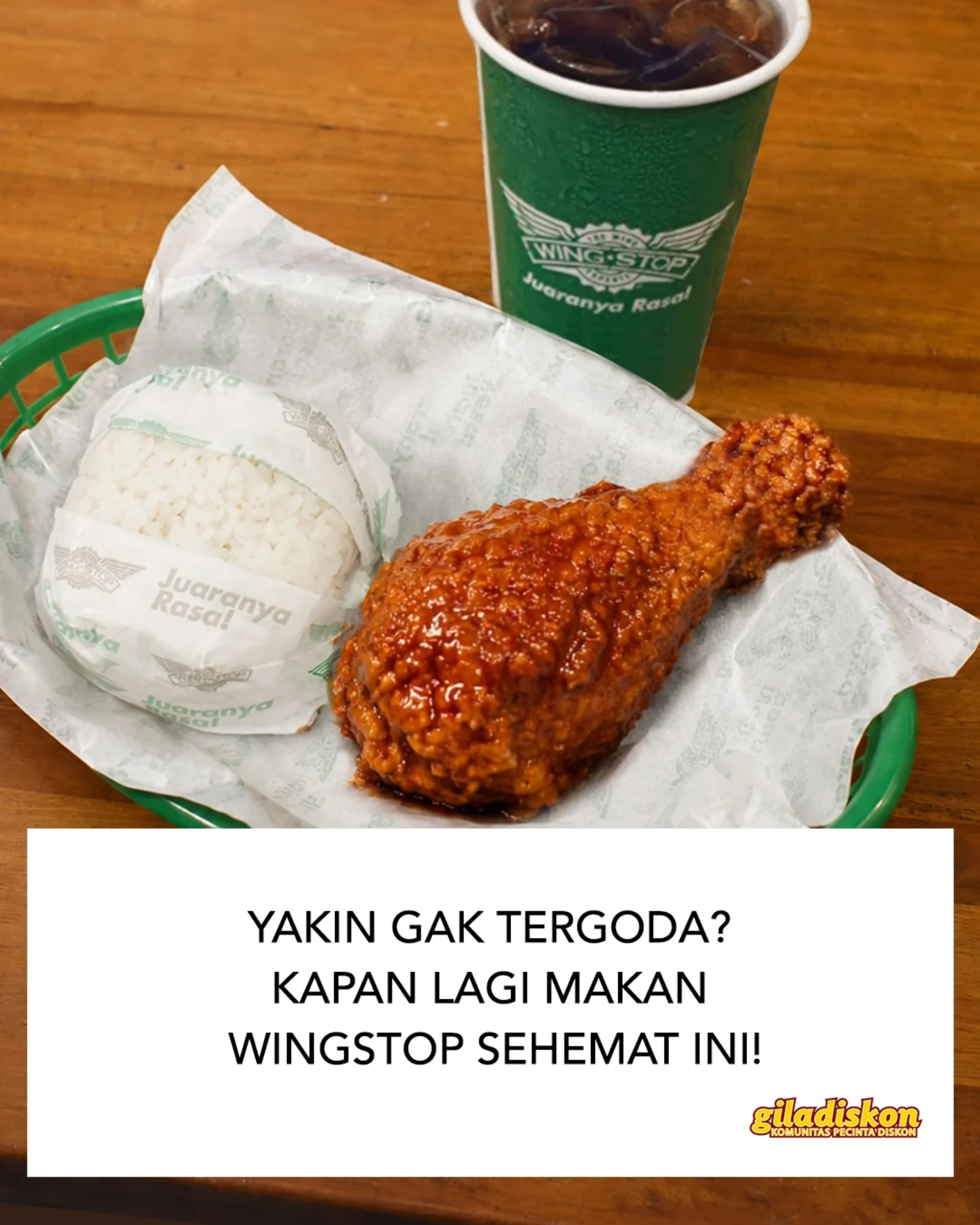 Paket Komplit Hemat Rp24.545 dari Wingstop