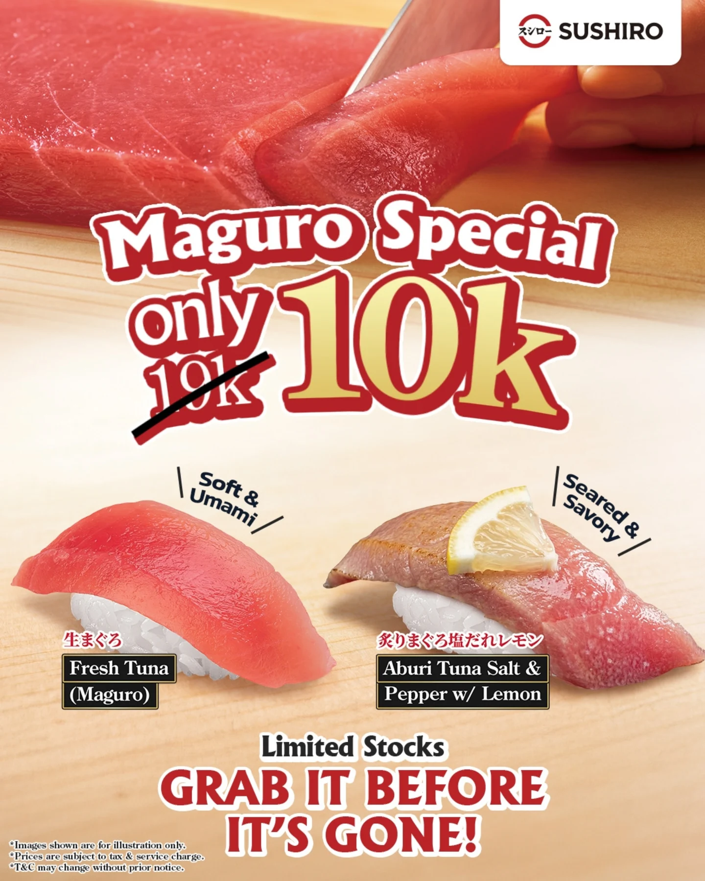 Maguro Special 10K - Tuna Segar & Aburi hanya 10 Ribu - Image 2