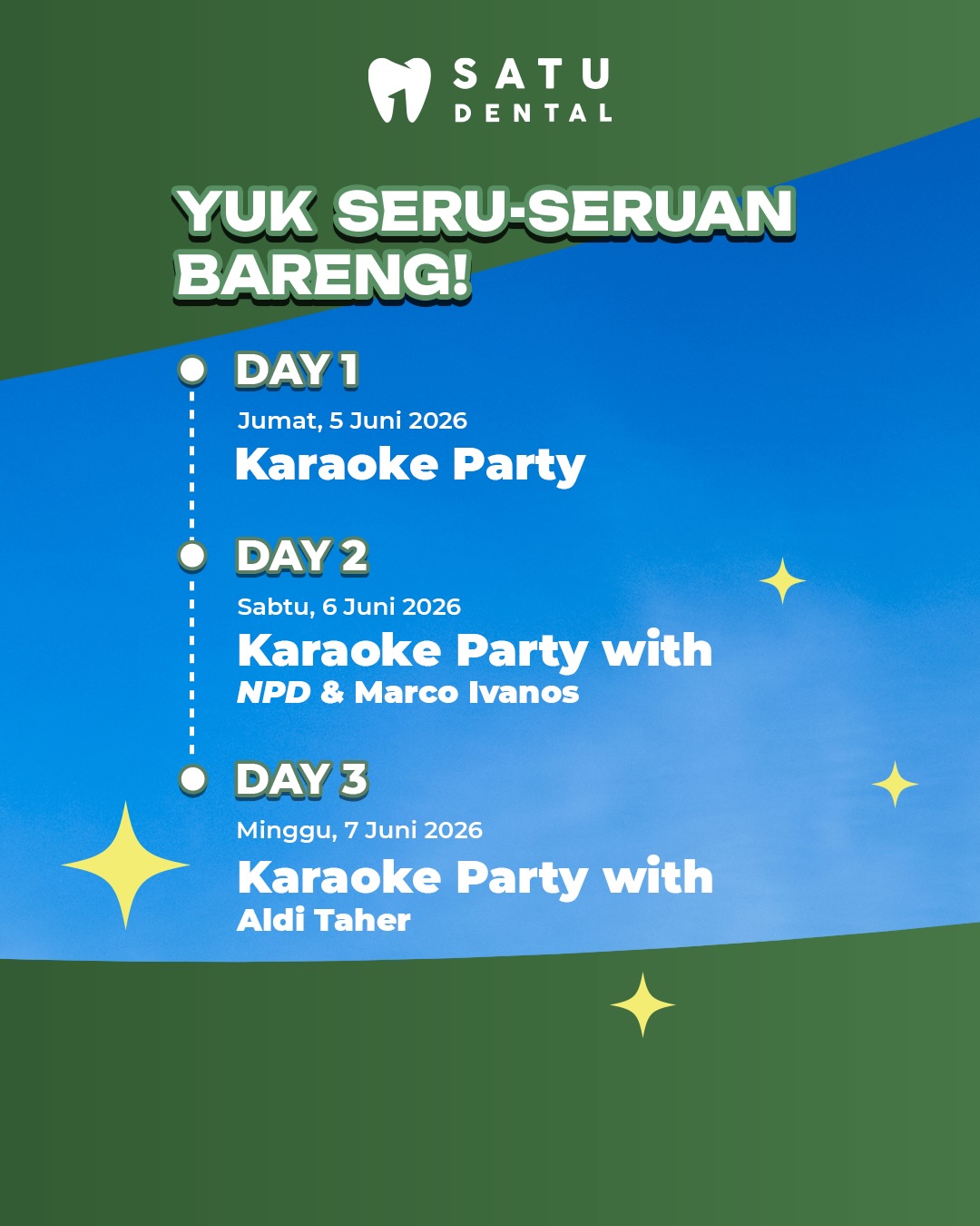 Karaoke Party Gratis + Dental Check-Up & Promo 699rb - Image 2