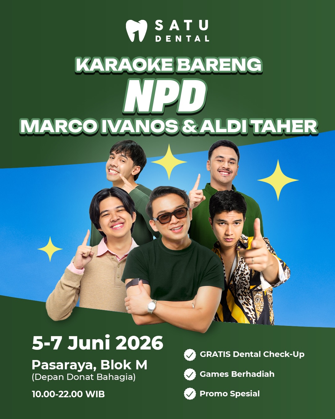 Karaoke Party Gratis + Dental Check-Up & Promo 699rb - Image 1