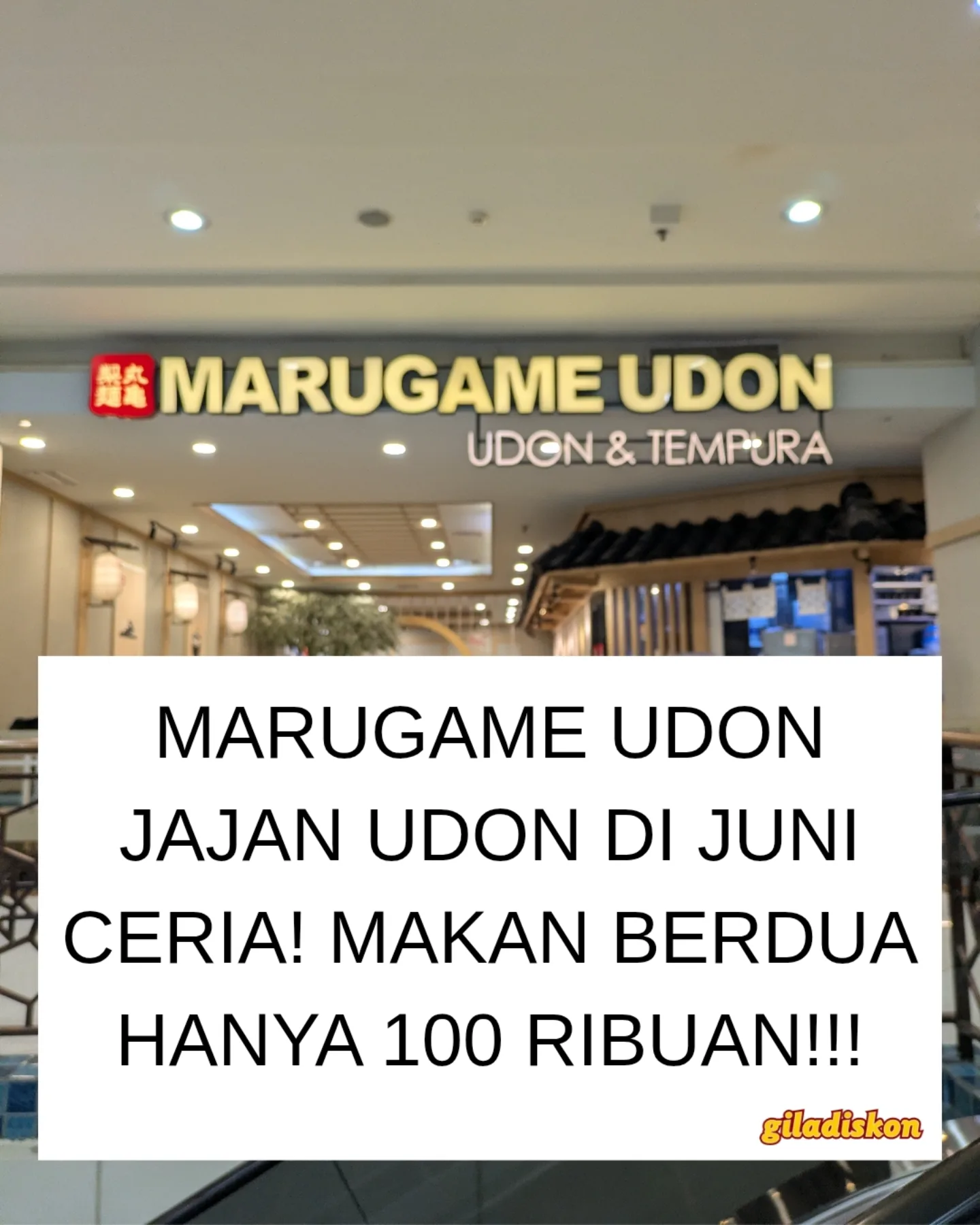 2 Udon Pilihan Hanya Rp109.000 - Image 1