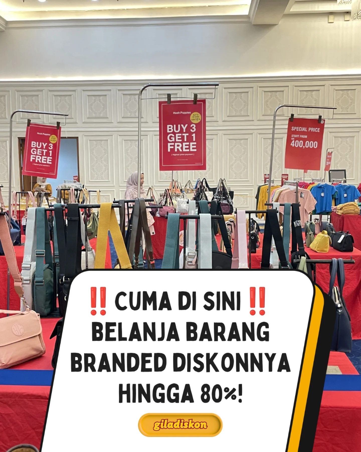 Diskon hingga 80% di Mandiri Lifestyle Bazaar