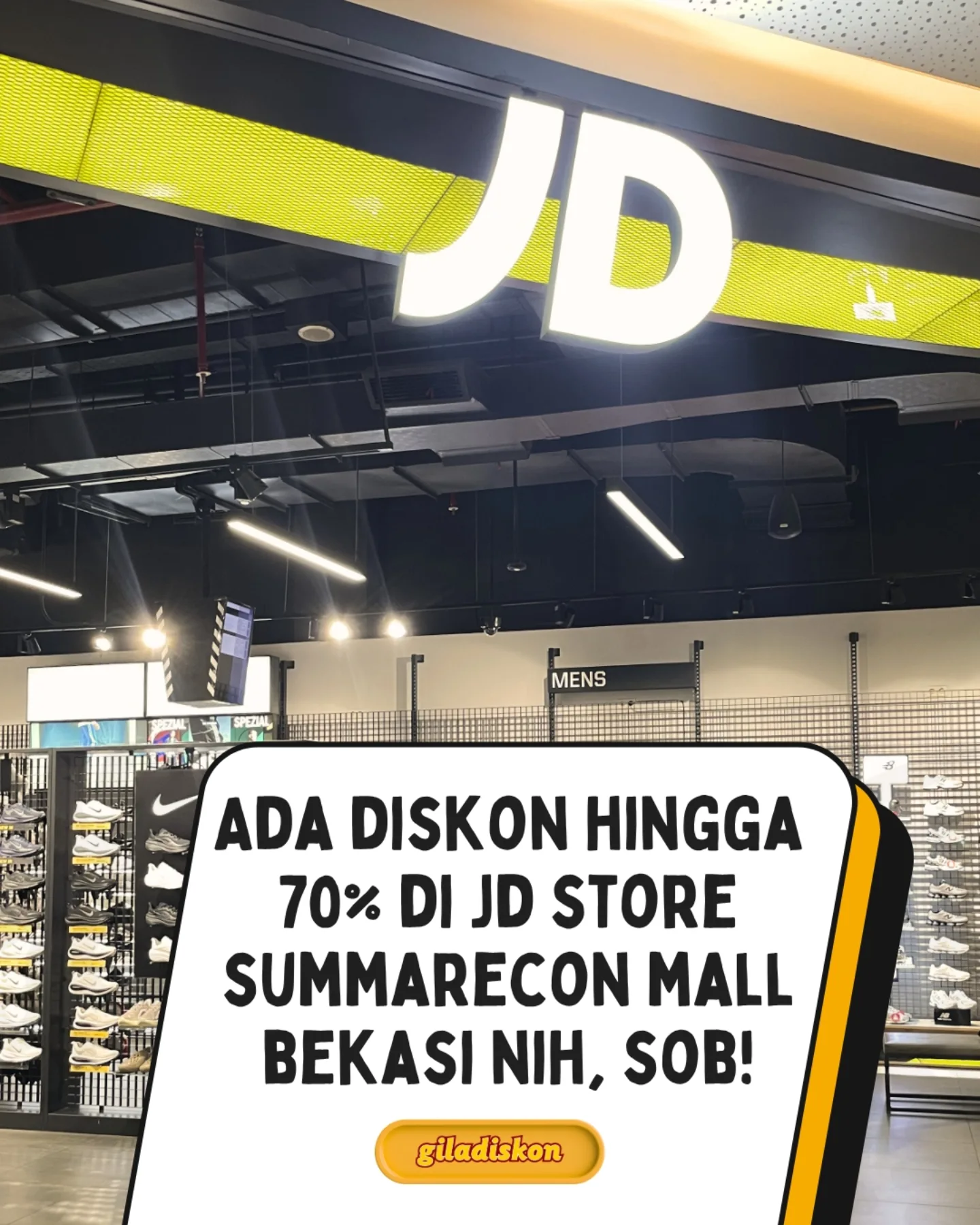 Diskon Produk Terpilih di JD Sports Indonesia, Waktu Terbatas!