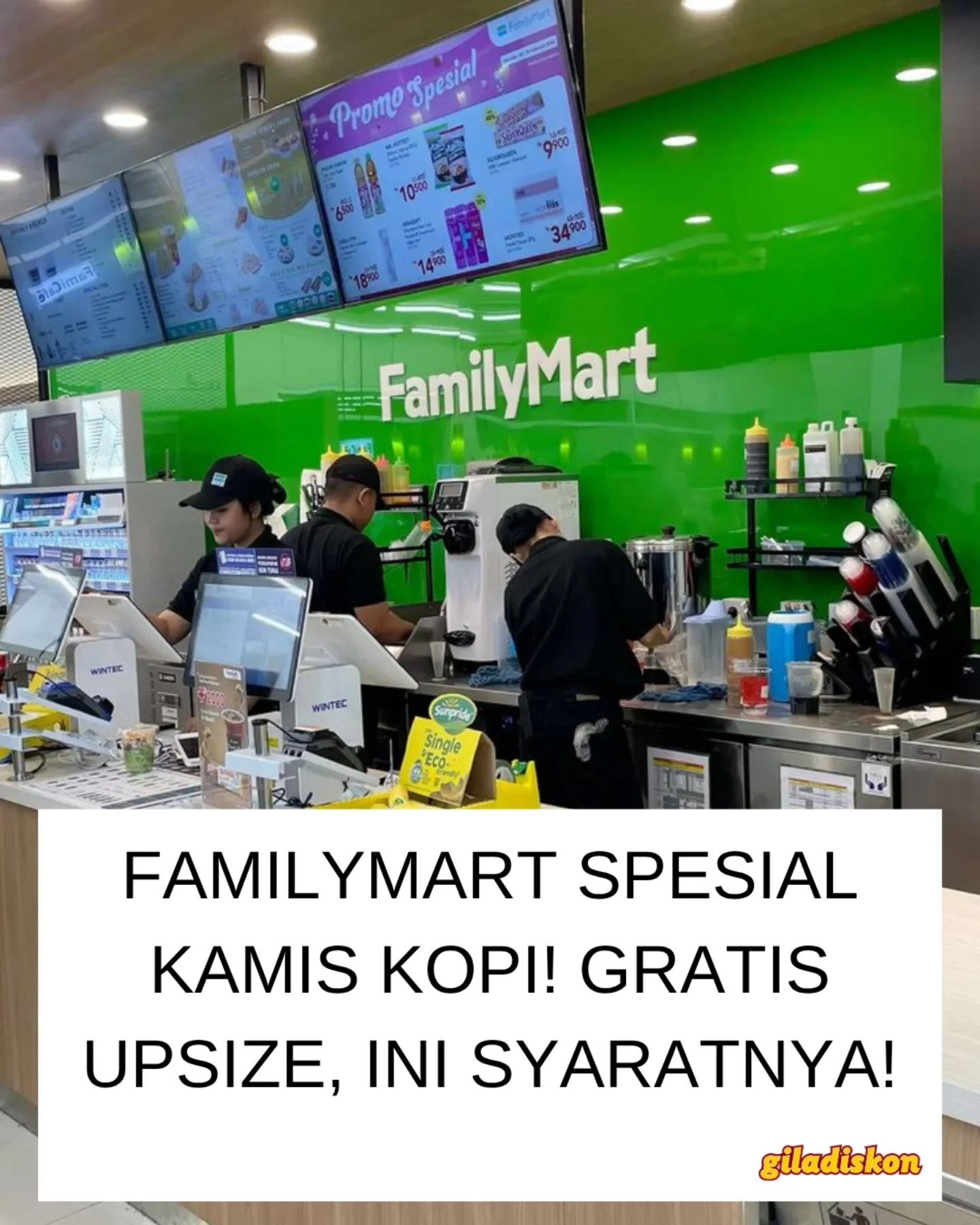 KamisKopi FamilyMart: Beli 2 Kopi, Gratis Upsize
