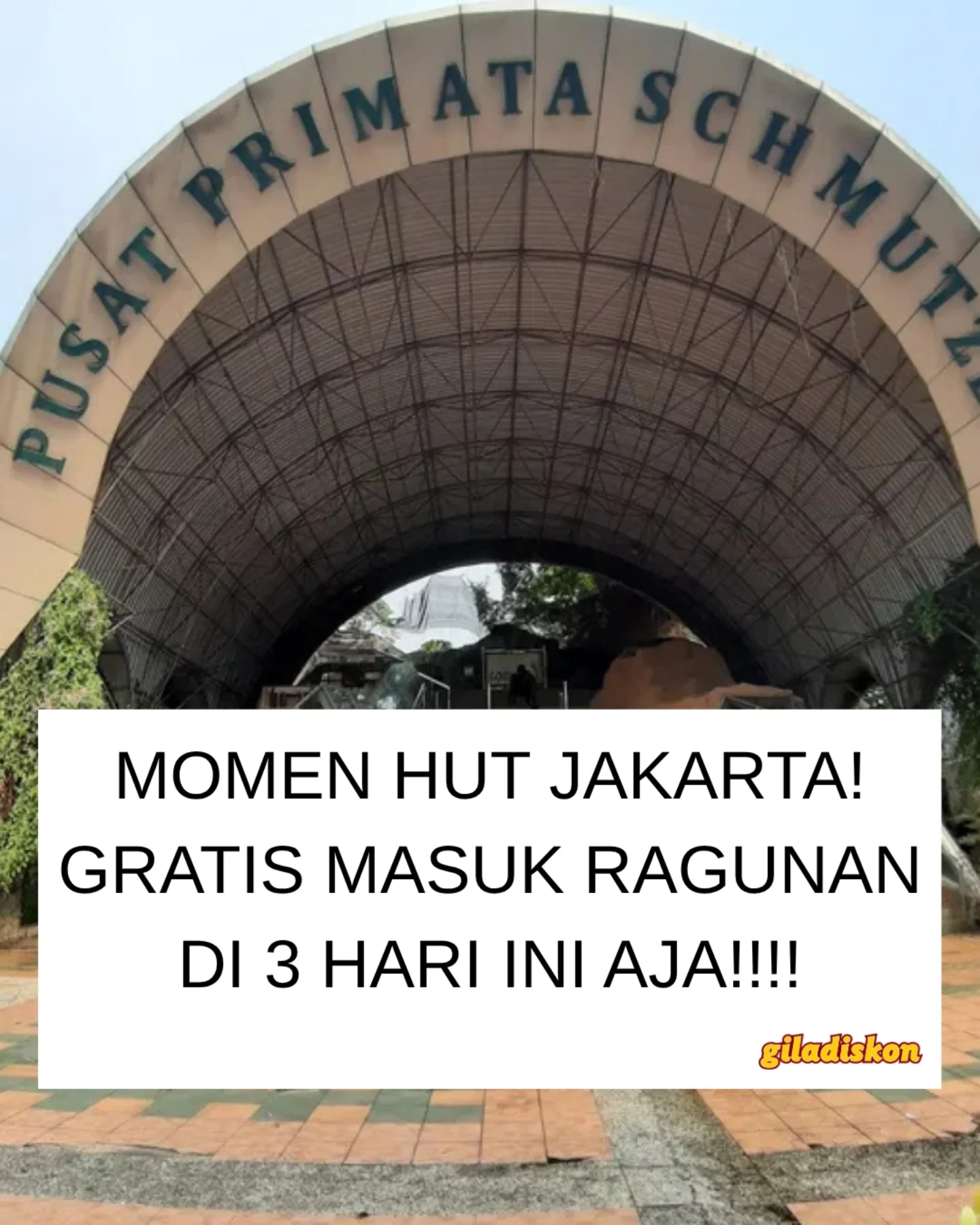 Gratis Tiket Masuk Ragunan untuk Pemegang KTP DKI Jakarta