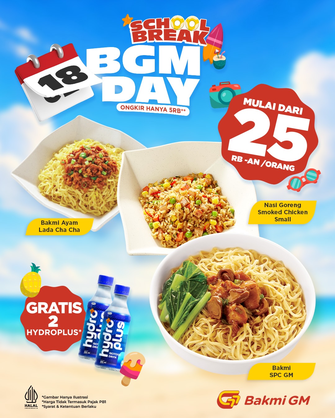 BGM Day: Gratis 2 Hydroplus dengan min. belanja Rp100rb - Image 1