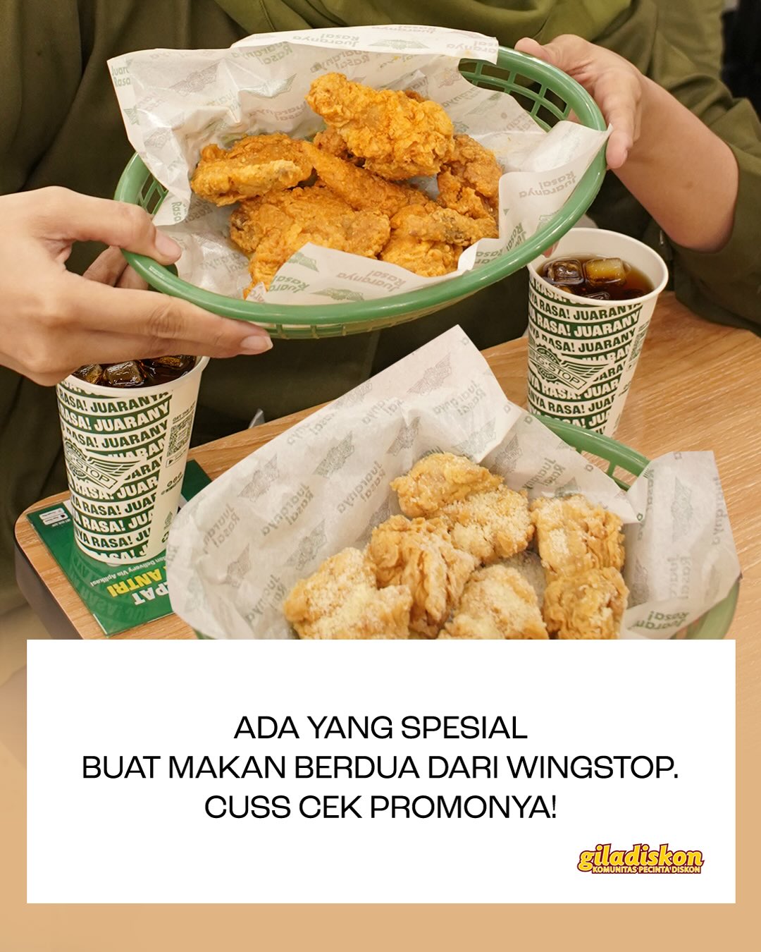 14 Ayam + 2 Coke Zero Rp81.818 Spesial 12 Tahun Wingstop - Image 1