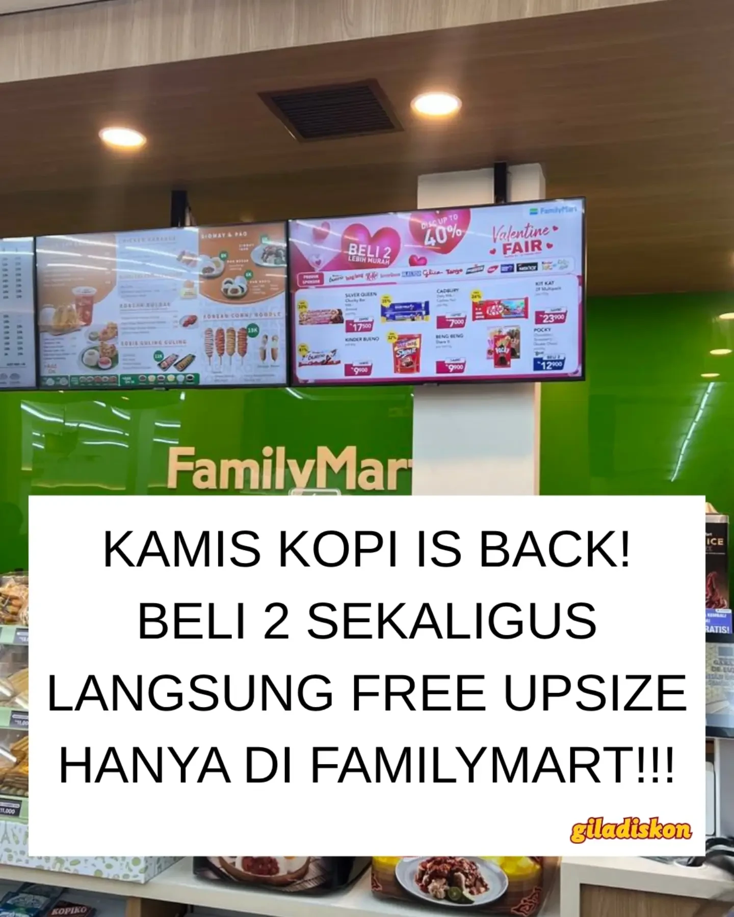 Beli 2 Cup Varian Tertentu, Dapat Free Upsize di FamilyMart - Image 1