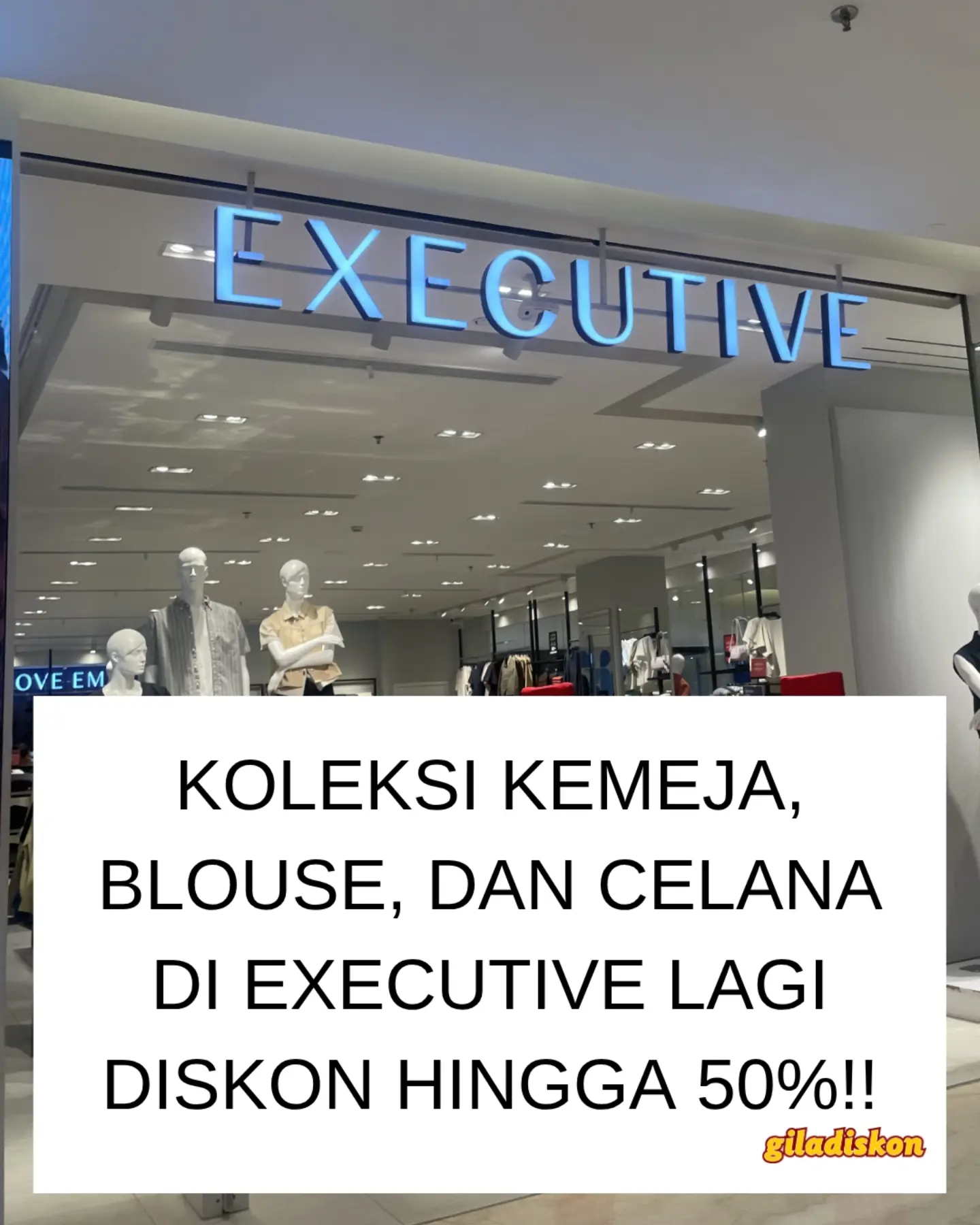 Diskon Hingga 50% Koleksi The Executive - Berlaku Sampai Akhir Bulan