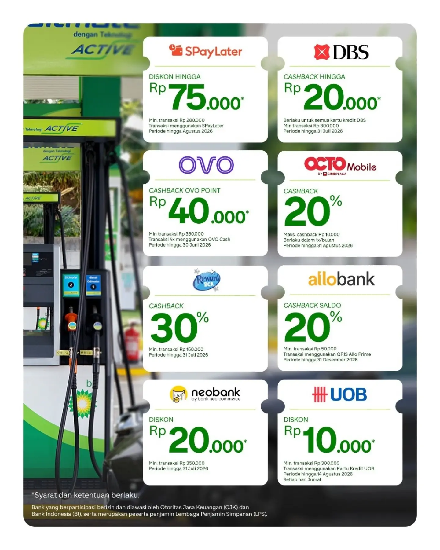 Hemat Rp120rb dengan non-tunai di SPBU bp - Image 3