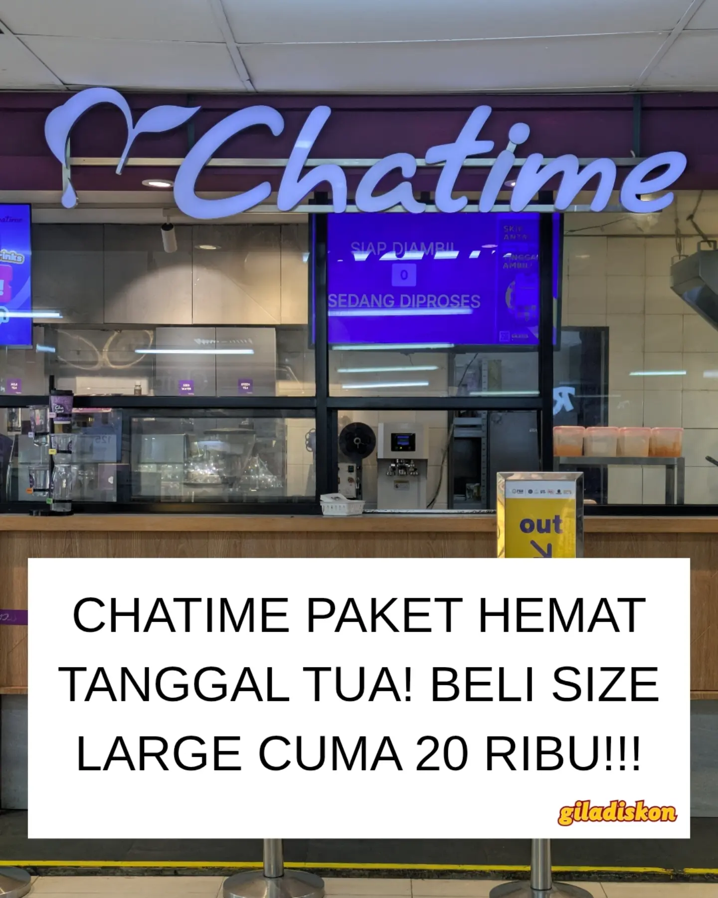 Chatime Weekend: Mango Green Tea & Choco Mousse Rp20.000/cup - Image 1