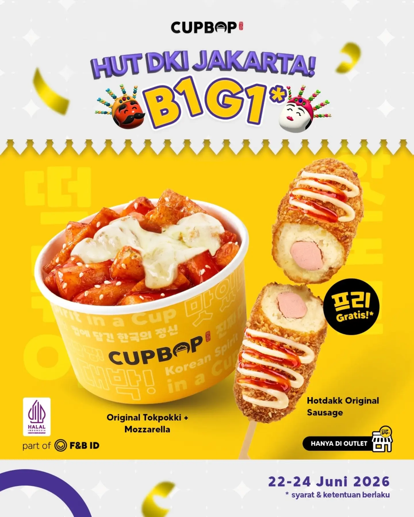 Promo B1G1 HUT Jakarta dari F&B Indonesia - Image 5