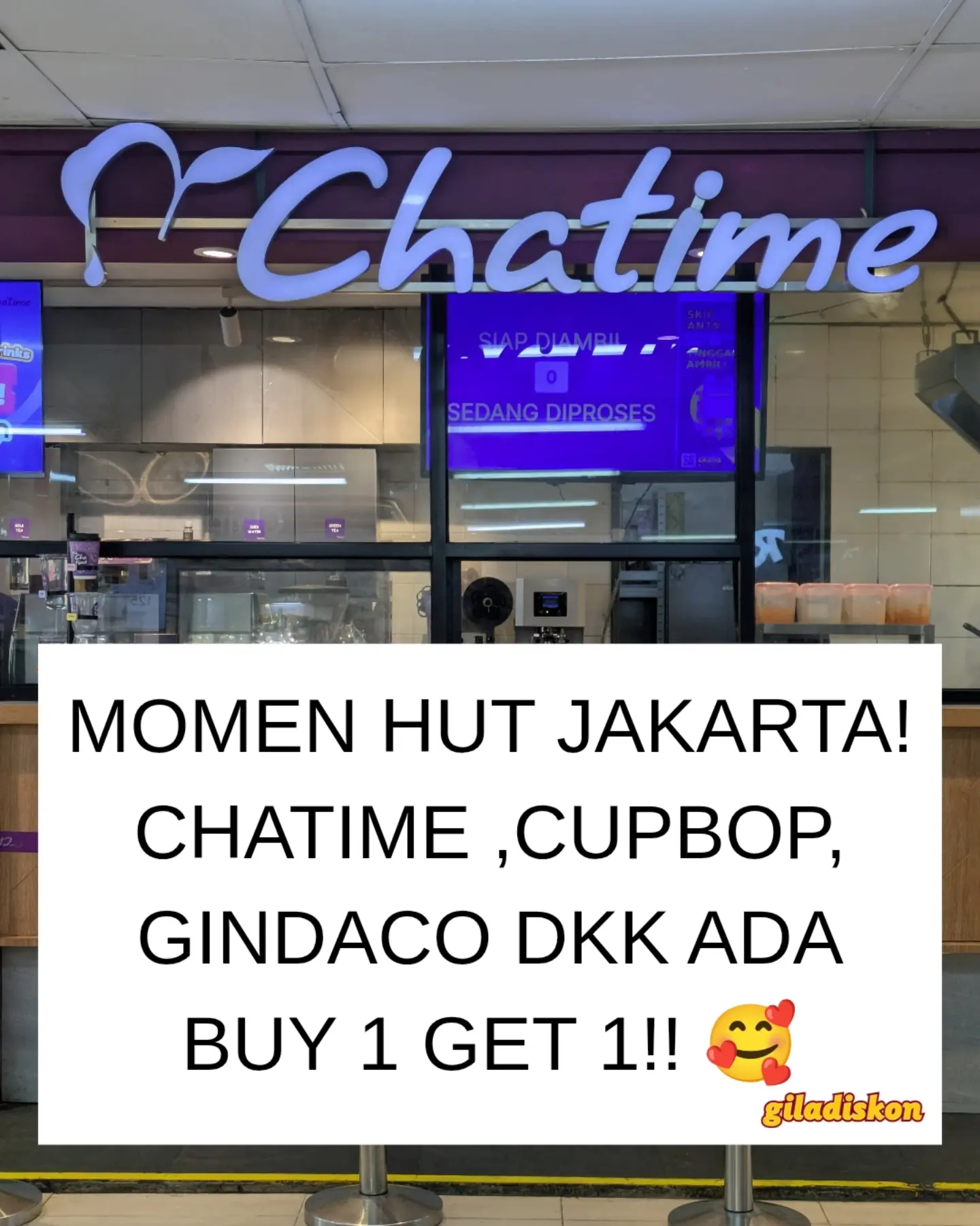 Promo B1G1 HUT Jakarta dari F&B Indonesia - Image 1