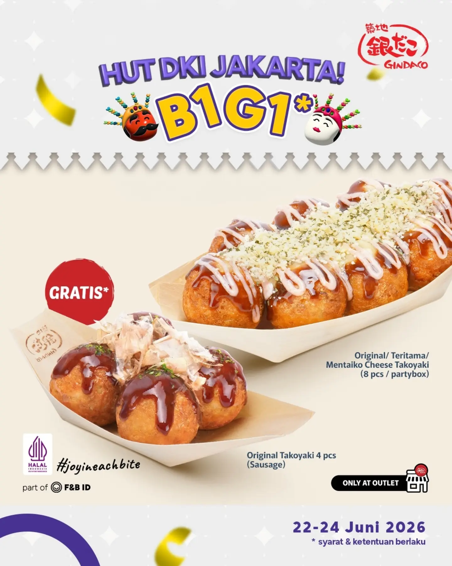 Promo B1G1 HUT Jakarta dari F&B Indonesia - Image 4