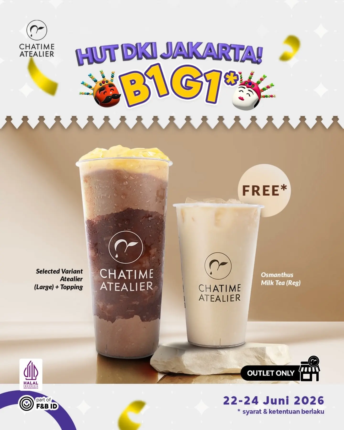 Promo B1G1 HUT Jakarta dari F&B Indonesia - Image 3