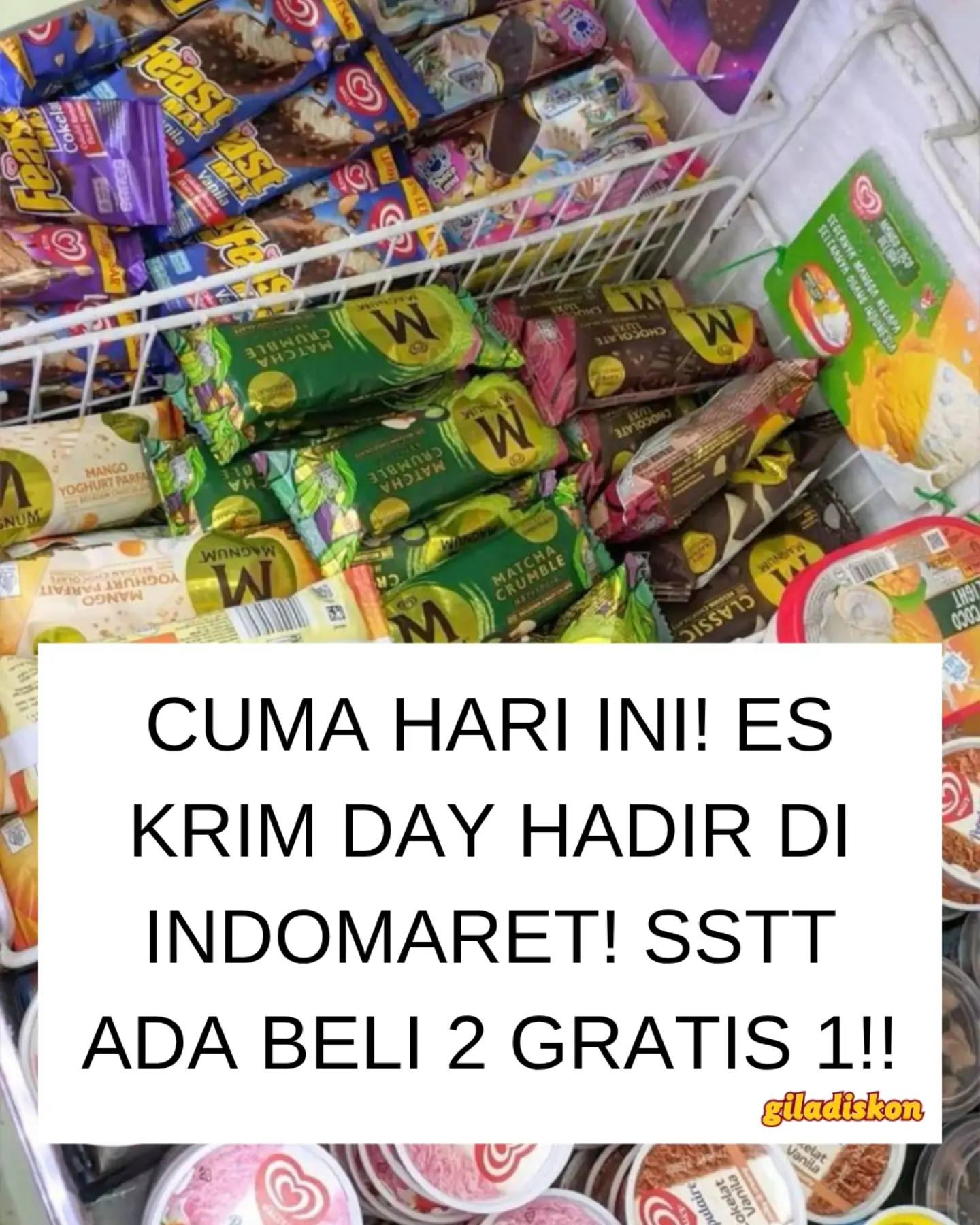 Promo Minggu: Beli 2 Magnum Gratis Aice + Glico 3 Rp10.000 - Image 1