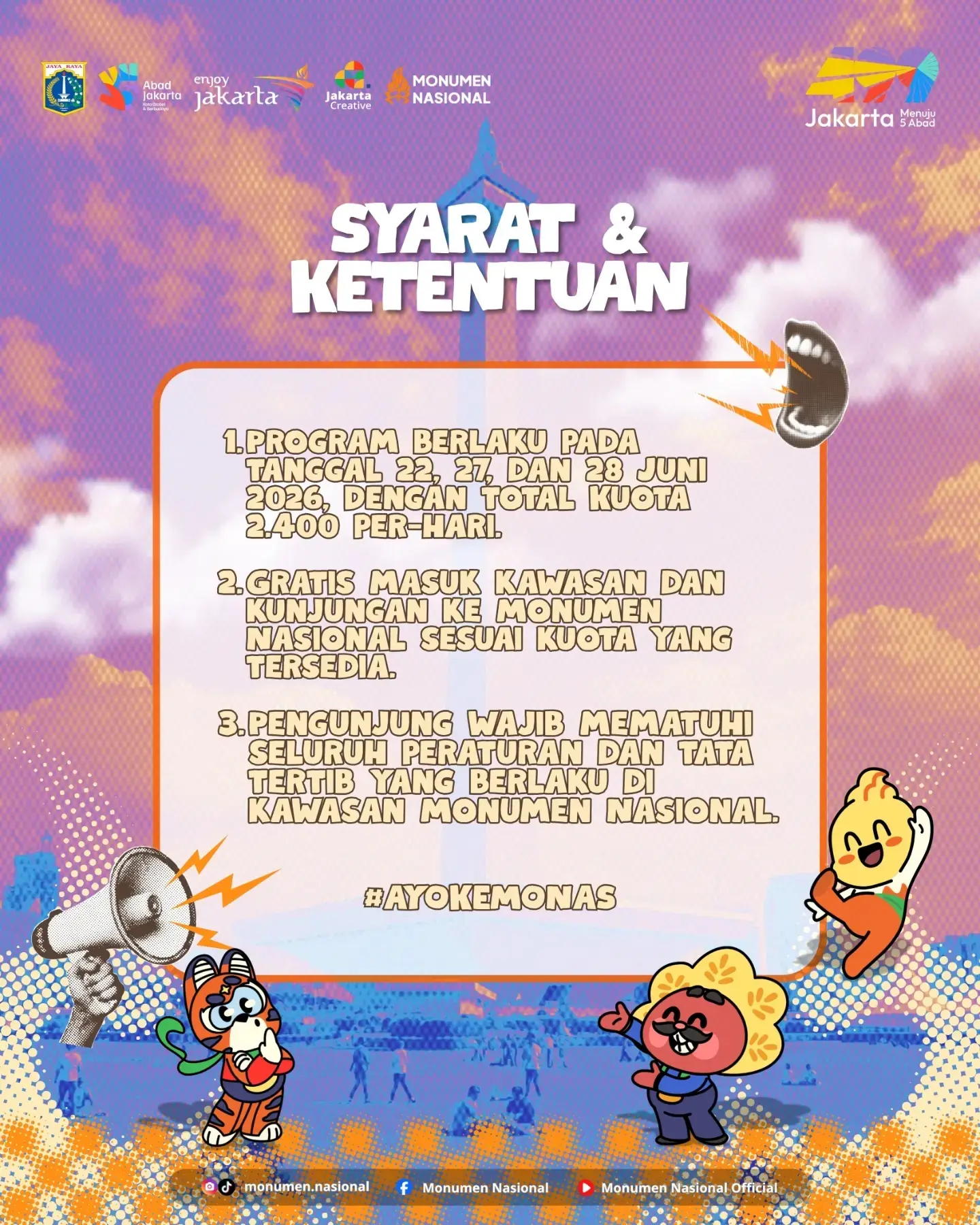 Gratis Masuk Museum & Puncak Monas 22, 27, 28 Juni - Image 2