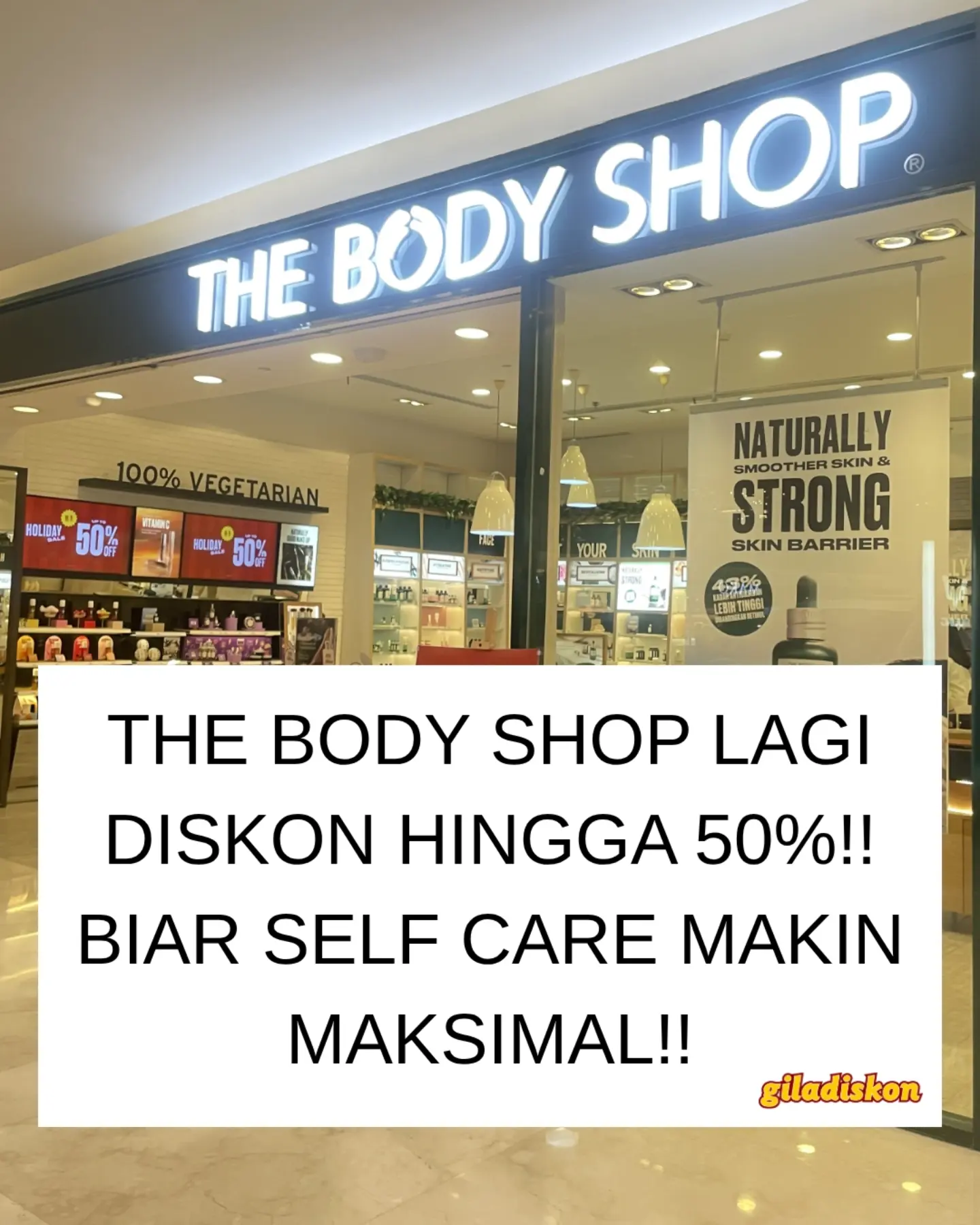 The Body Shop Indonesia Holiday Sale: Diskon 50% (s.d. 5 Juli) - Image 1