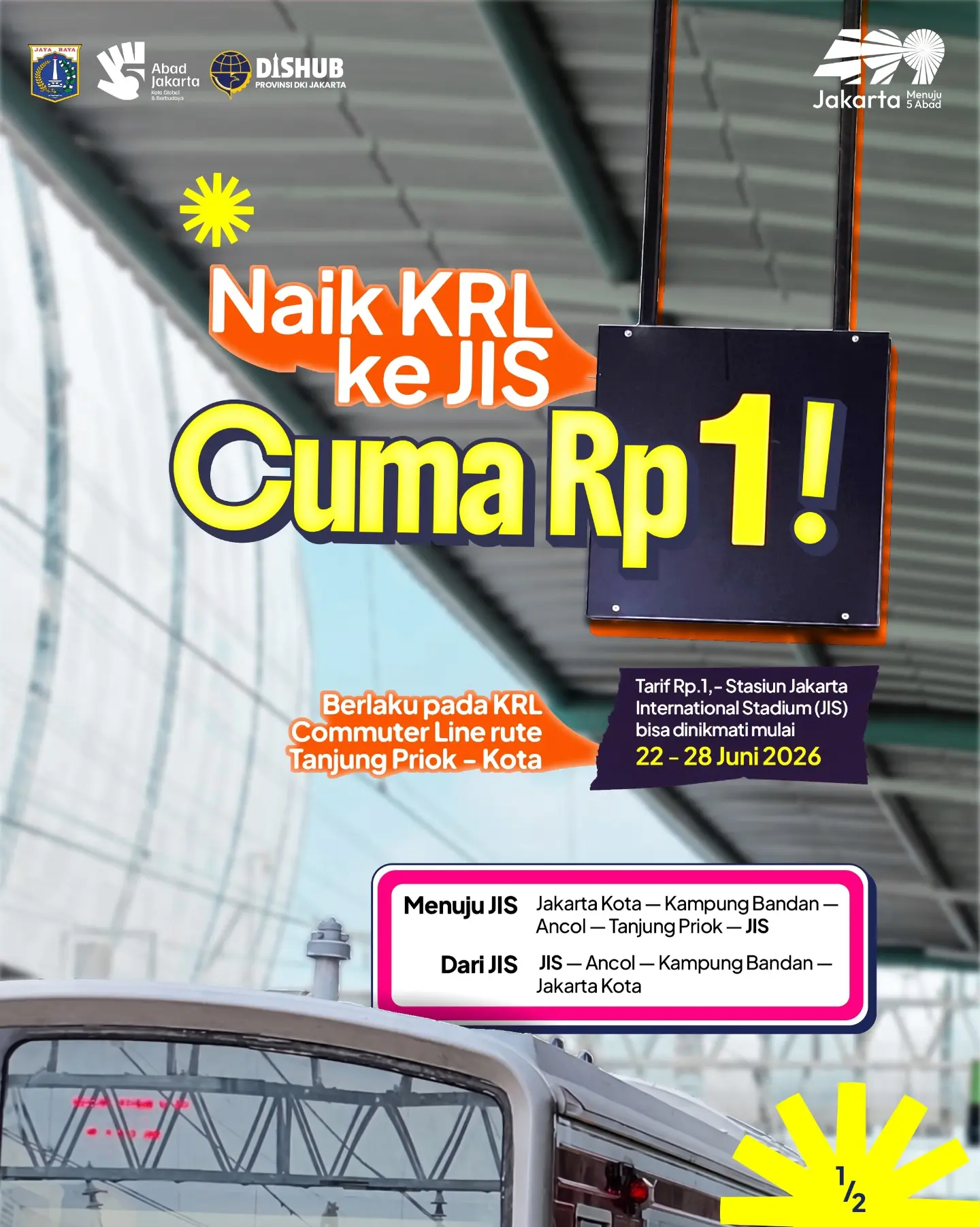 Naik KRL ke JIS Cuma Rp1! - Image 1