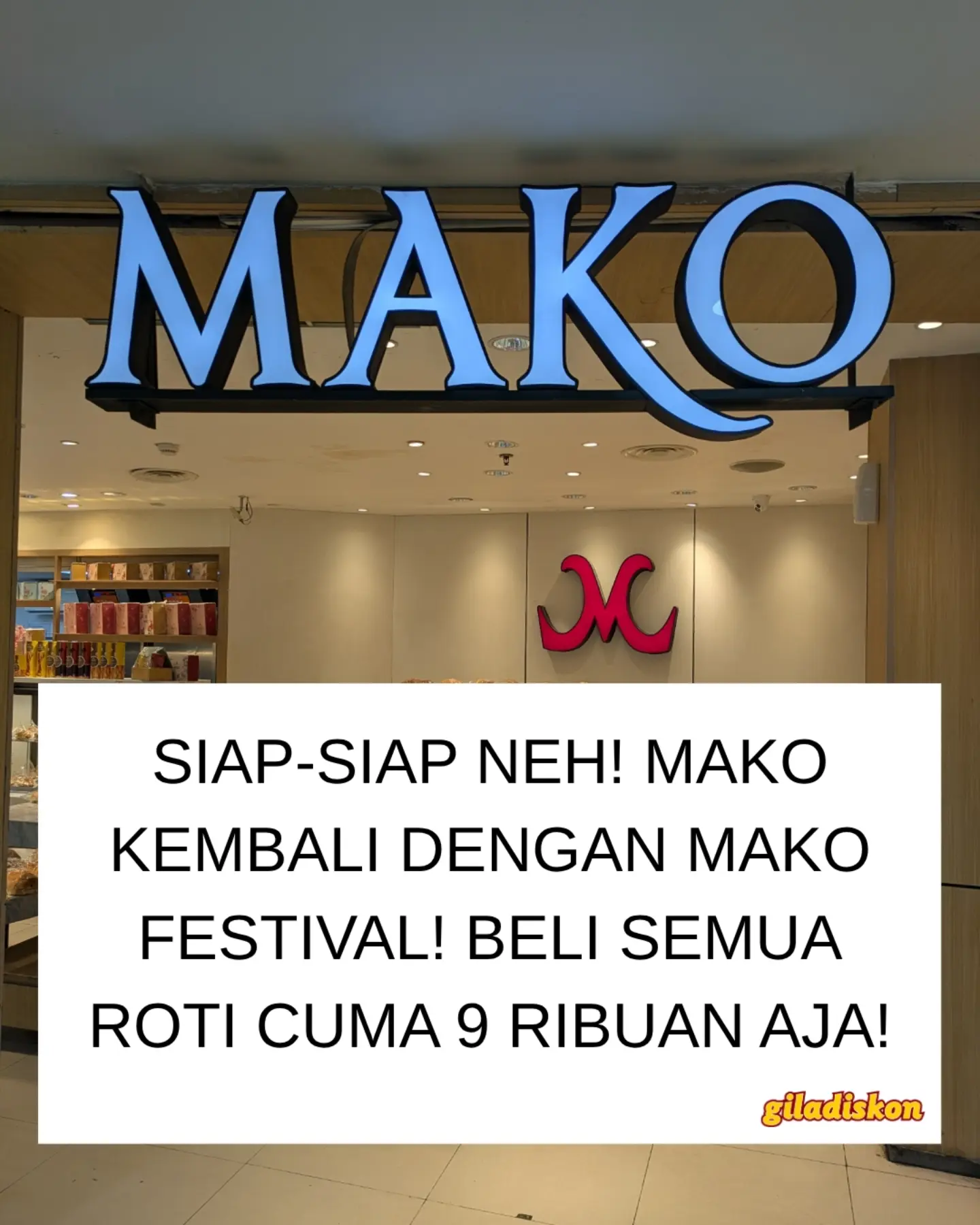 Mako Festival: Roti Mulai Rp9rb! (Min. 6pcs) - Image 1