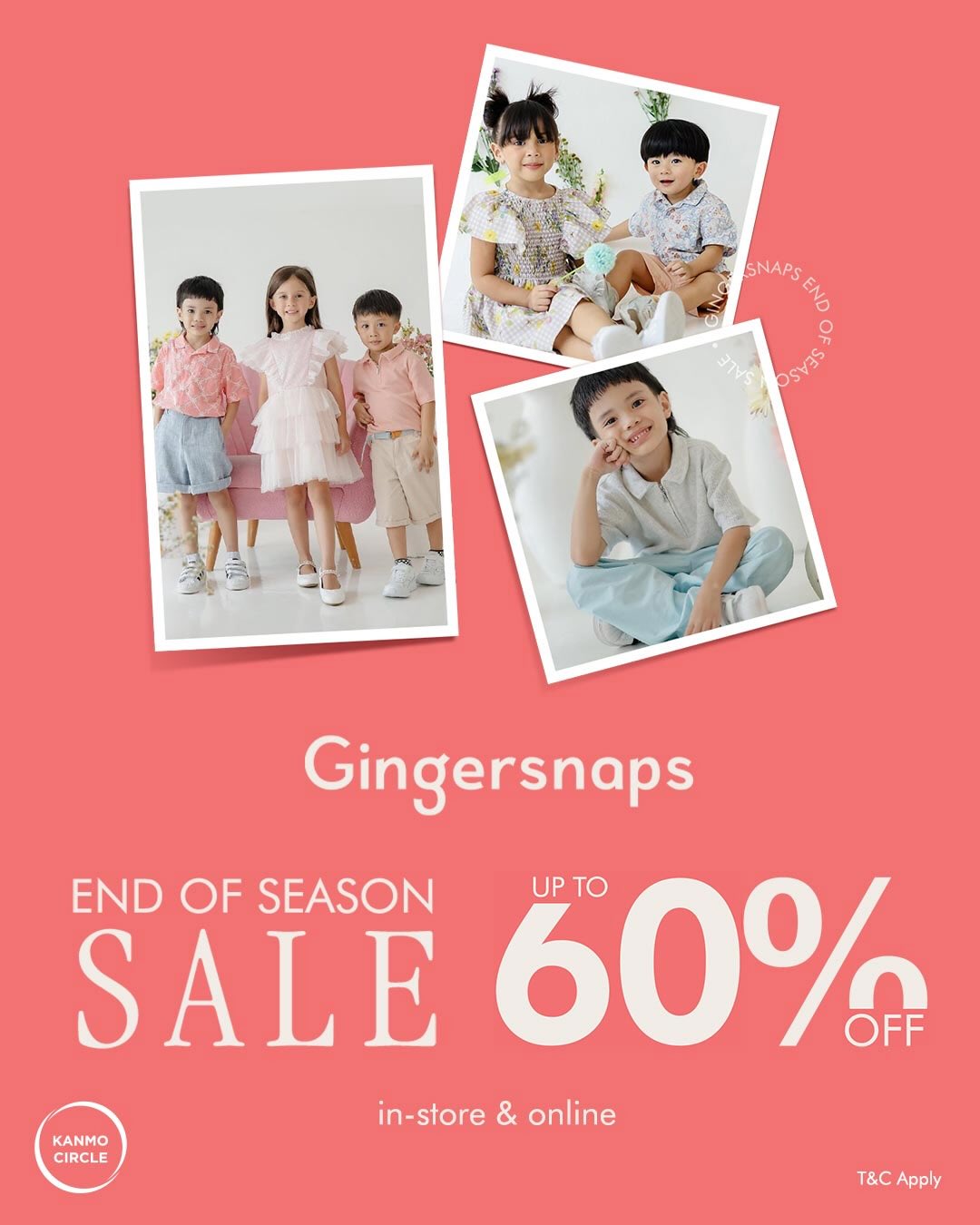 Diskon Hingga 60% Outfit Anak Gingersnaps - Image 1